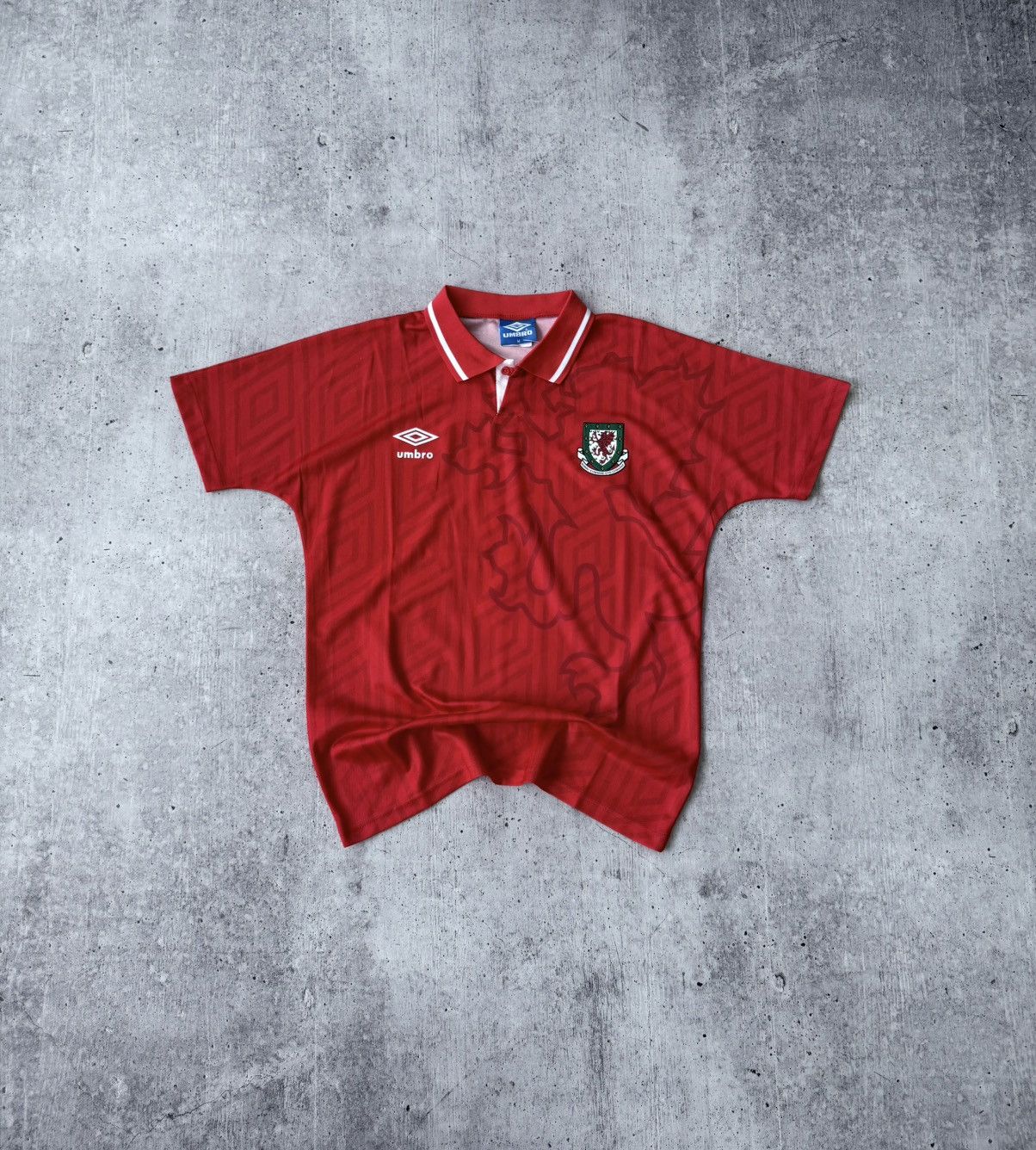 Umbro × Vintage 🩸RARE🩸Umbro Wales 1992/1994 Edwards #7 Jersey Size US M / EU 48-50 / 2 - 1 Thumbnail