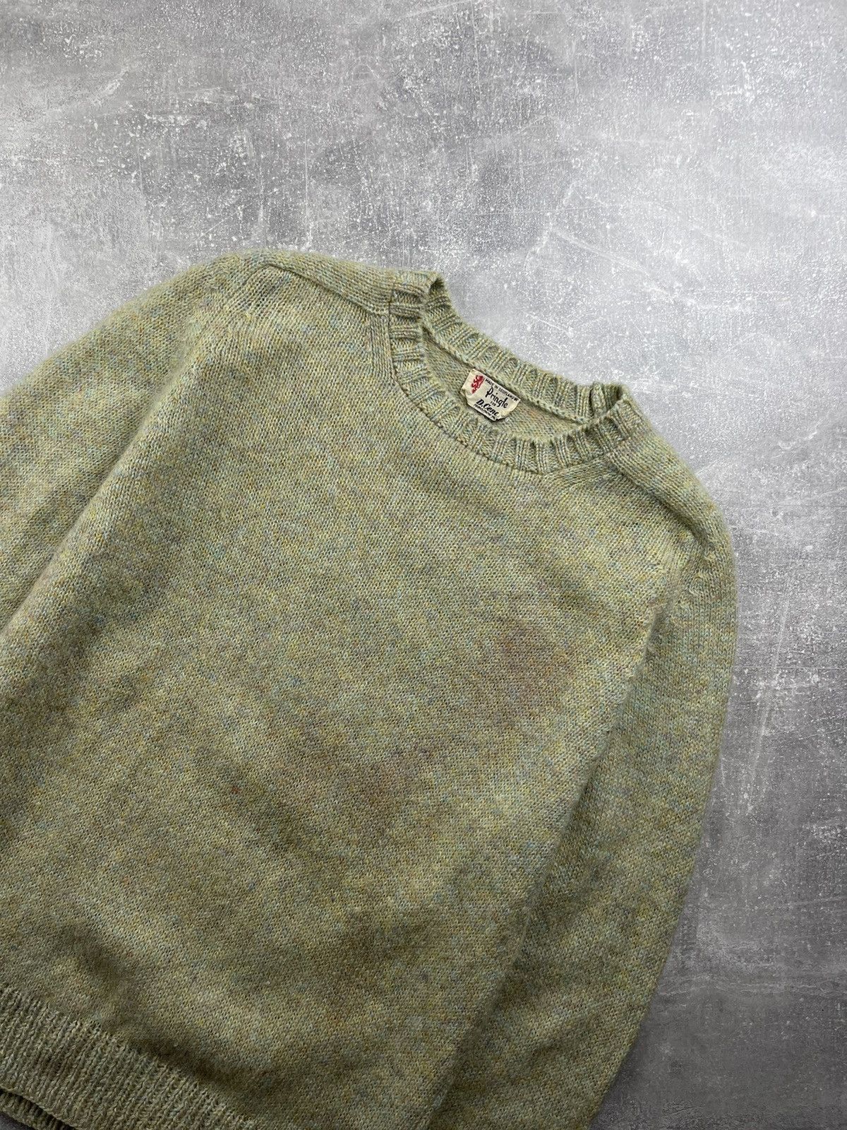Pringle Of Scotland Pringle Vintage for D Cenci Pure Wool Knit Sweater Green Size US L / EU 52-54 / 3 - 4 Thumbnail