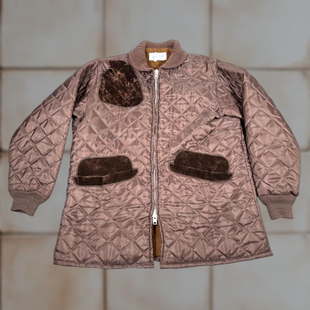 Vintage VINTAGE Hunting Coat Jacket Adult XL Brown HC Jones Talon 60s Quilted Full Zip Lined Faux Fur Insulated Workwear Mens Size US XL / EU 56 / 4 - 1 Thumbnail