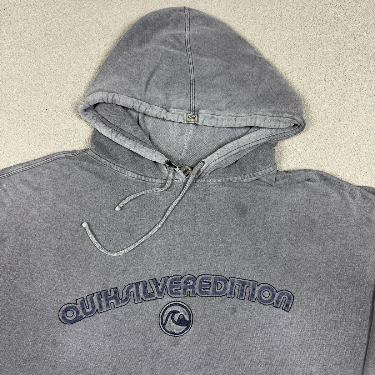 Quiksilver RARE Trashed Quiksilver Sun Faded Paper Thin Hoodie XL Size US XL / EU 56 / 4 - 12 Thumbnail