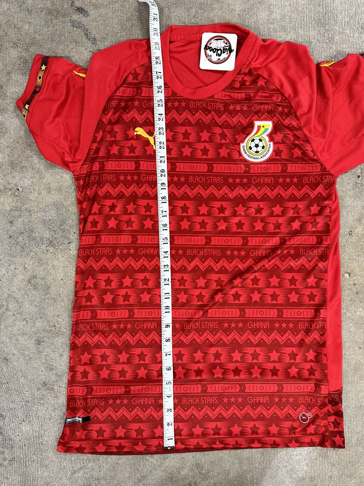 Puma × Vintage 2014 Ghana Soccer Jersey Kit Maglia Away Black Stars Size L / US 10 / IT 46 - 10 Thumbnail