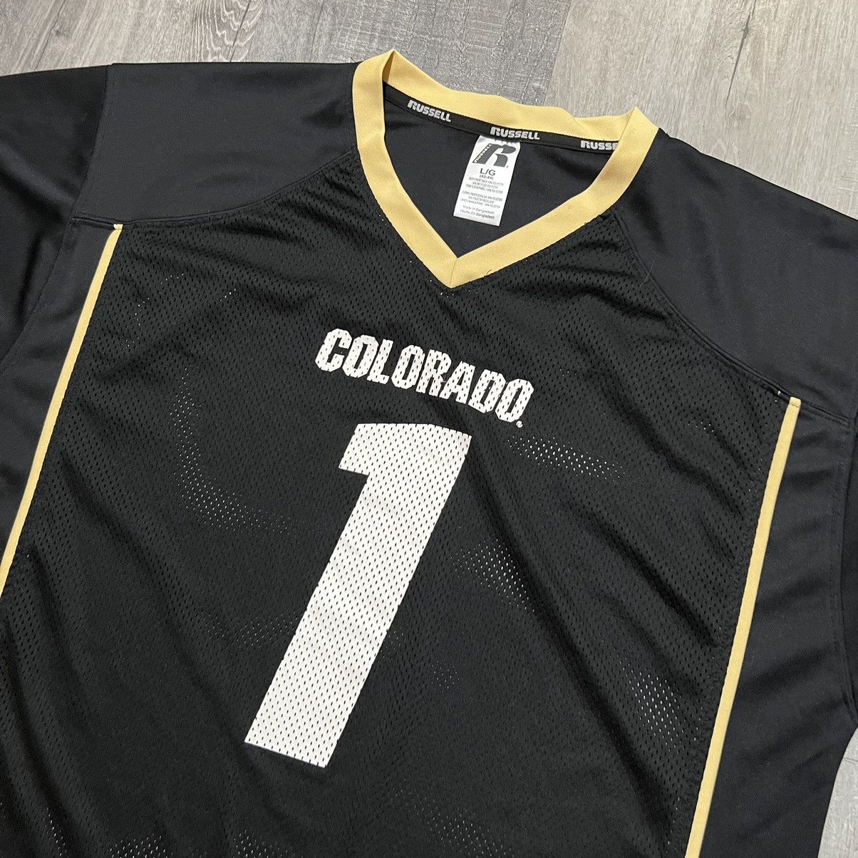 Russell Athletic Russell Athletic Colorado Black CU Buffs #1 College Jersey L Size US L / EU 52-54 / 3 - 3 Thumbnail
