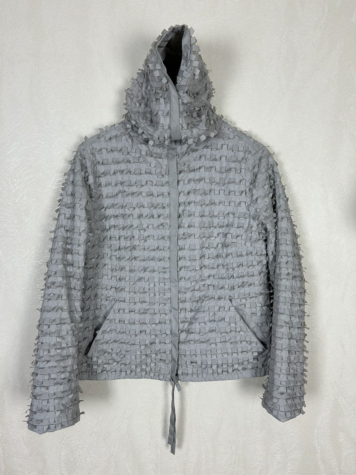 Annette Gortz × Vintage Annette Gortz Textured Grey Designer Jacket Size EU36 Size XS / US 0-2 / IT 36-38 - 11 Thumbnail