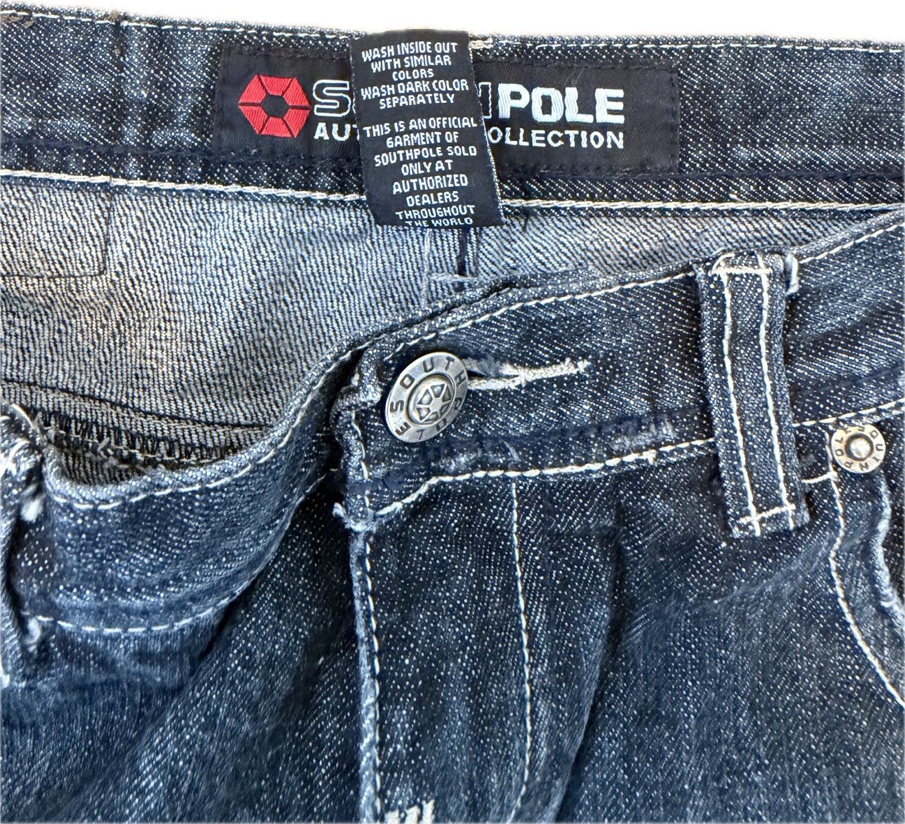 Southpole Vintage Southpole Spelled Out Jeans Size US 32 / EU 48 - 11 Thumbnail