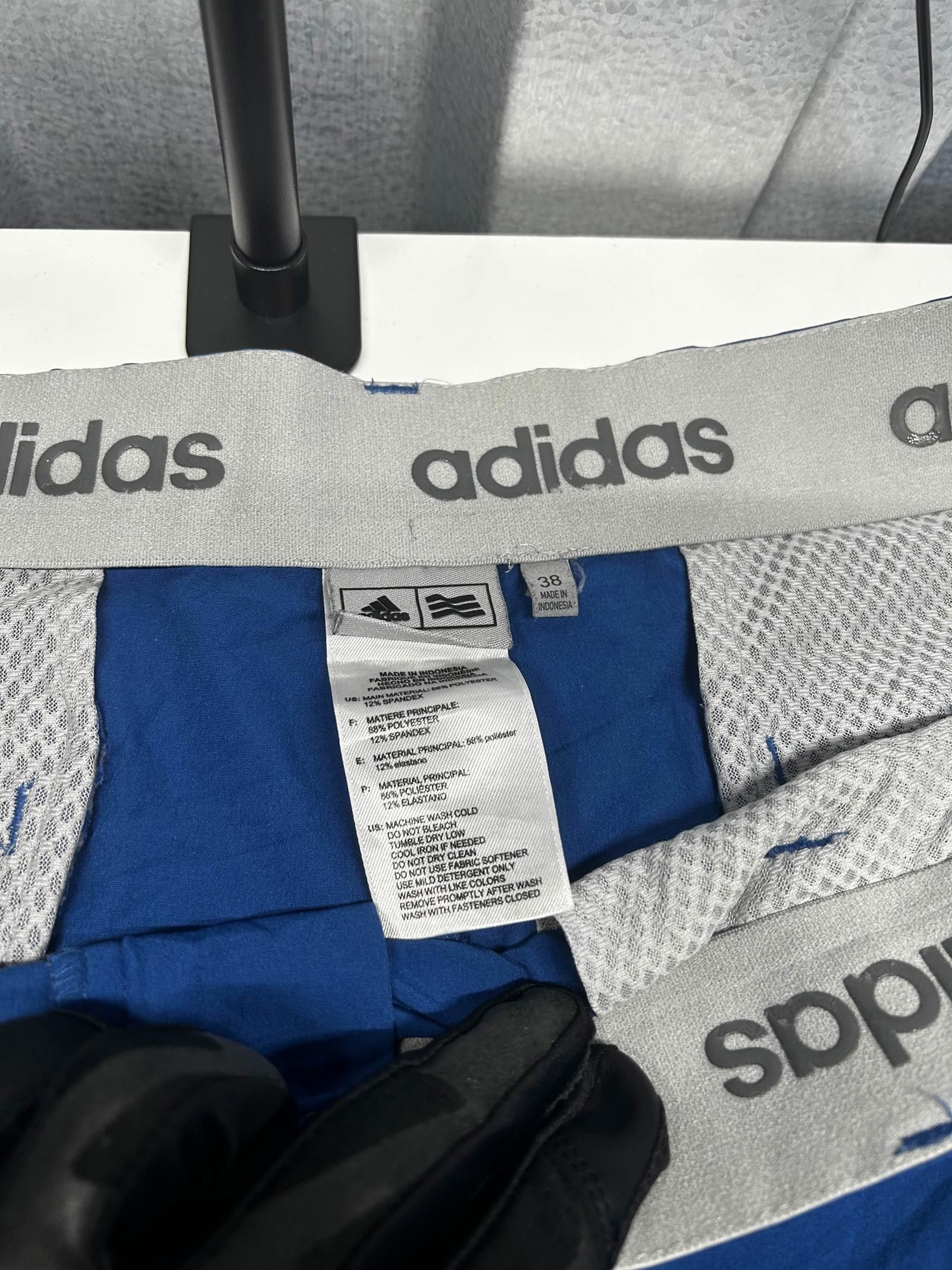 Adidas Adidas Blue Casual Shorts Size US 38 / EU 54 - 4 Thumbnail