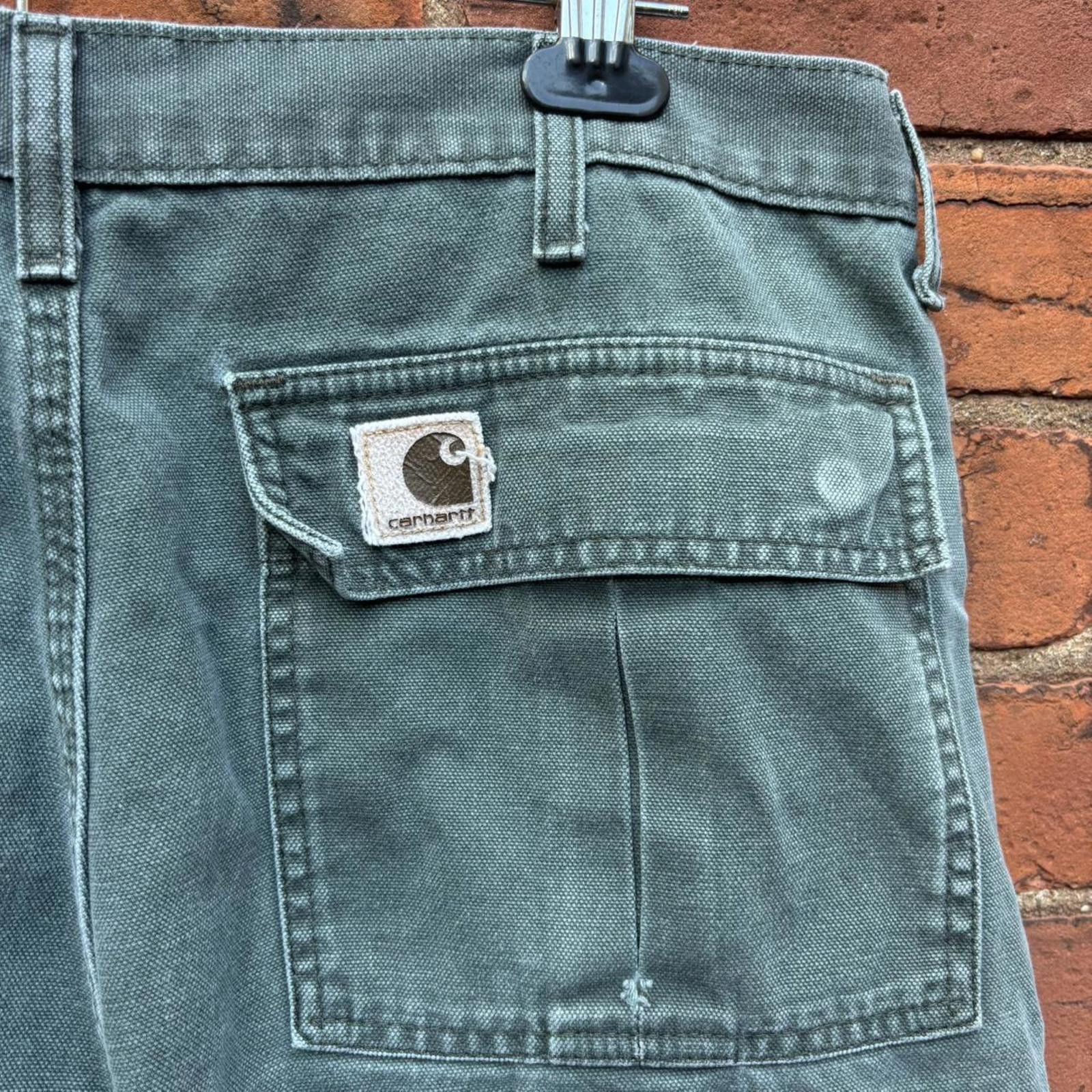 Carhartt vintage carhartt cargo jean shorts 36x9 Size US 36 / EU 52 - 5 Thumbnail
