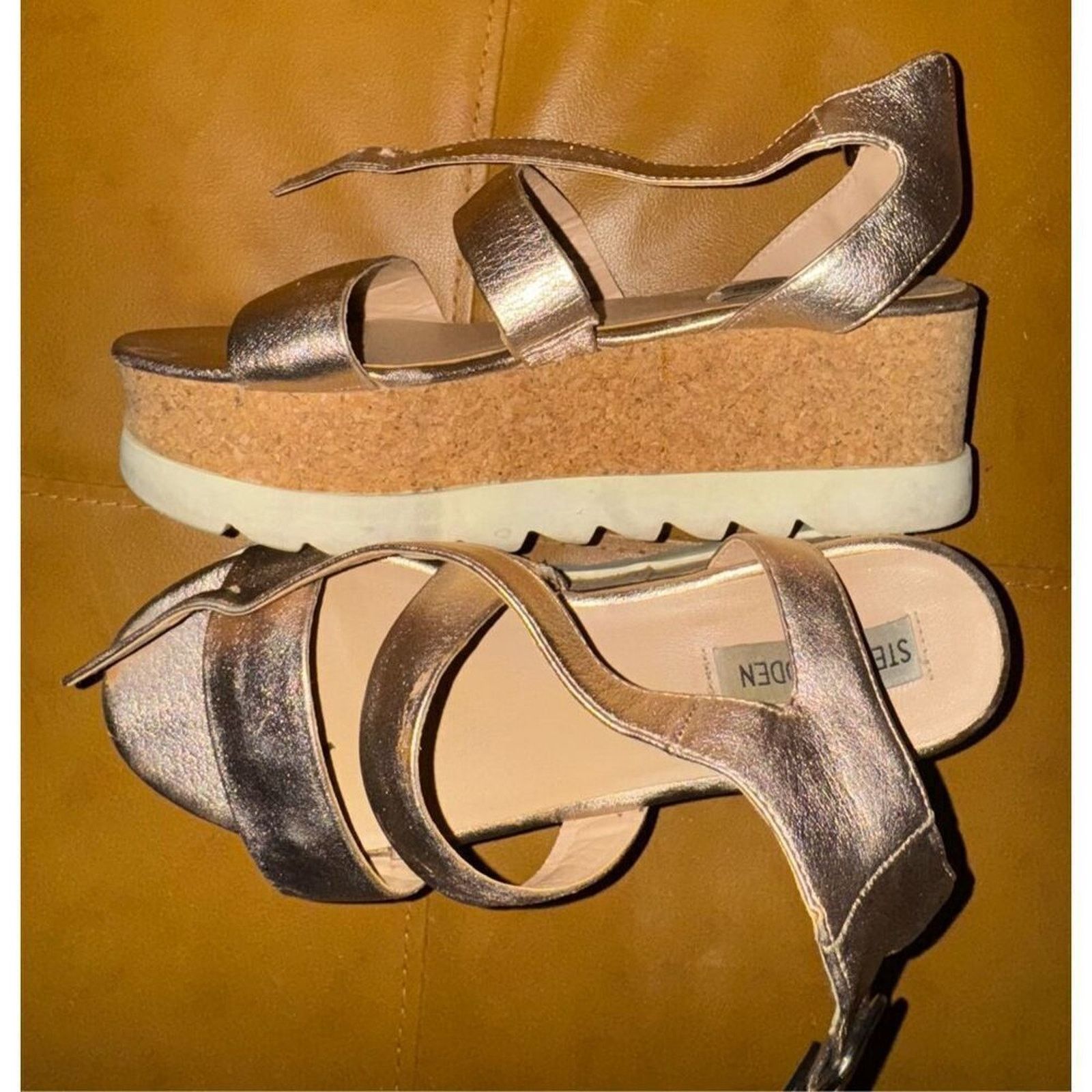 Steve Madden Steve Madden Krista Flatform Sandals - Size 7 Size US 7 / IT 37 - 3 Thumbnail
