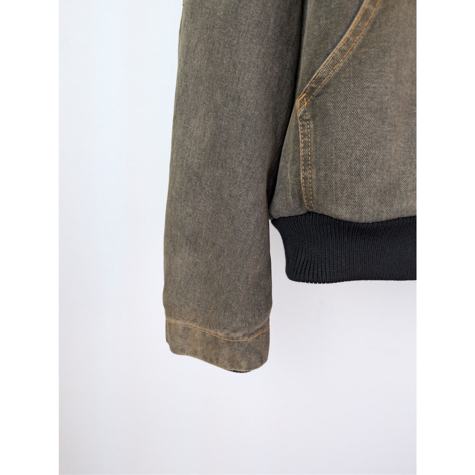Maison Margiela o1rshd1 MM6 Hooded Hoodie Denim Jacket in Brown Size US M / EU 48-50 / 2 - 5 Thumbnail