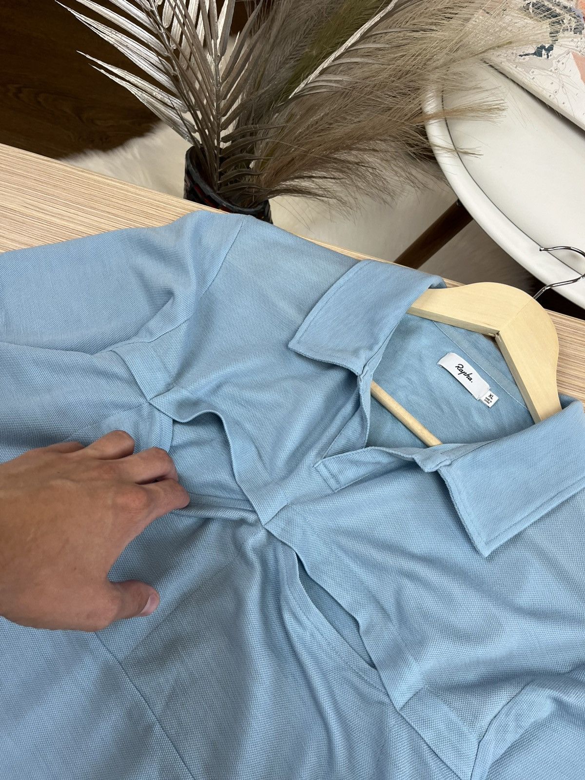 Rapha Rapha baby blue wool blend polo shirt Size US XL / EU 56 / 4 - 8 Thumbnail