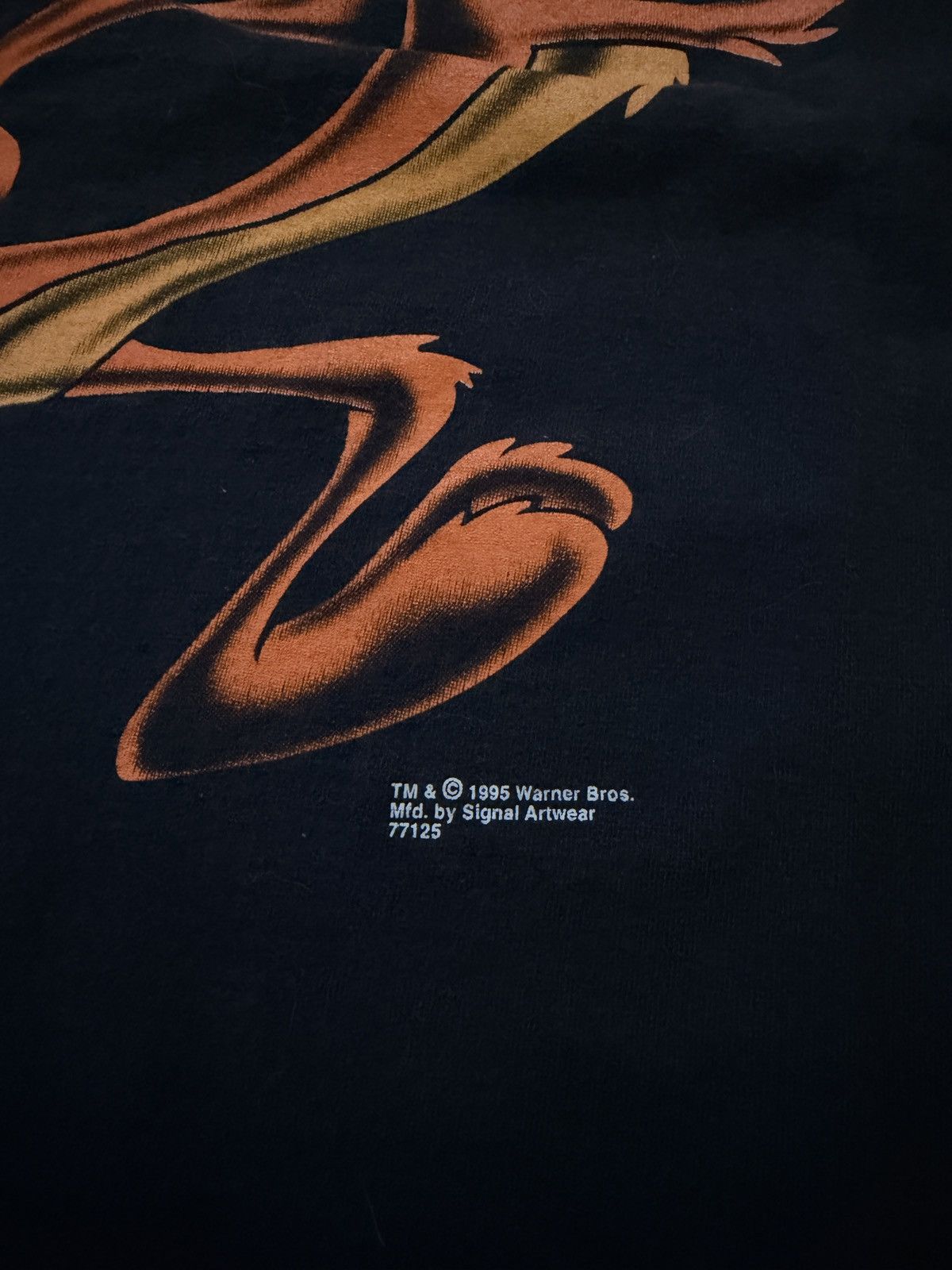 Warner Bros VINTAGE 1995 COYOTE ROAD RUNNER SHIRT AOP LOONEY TUNES Size US L / EU 52-54 / 3 - 3 Thumbnail