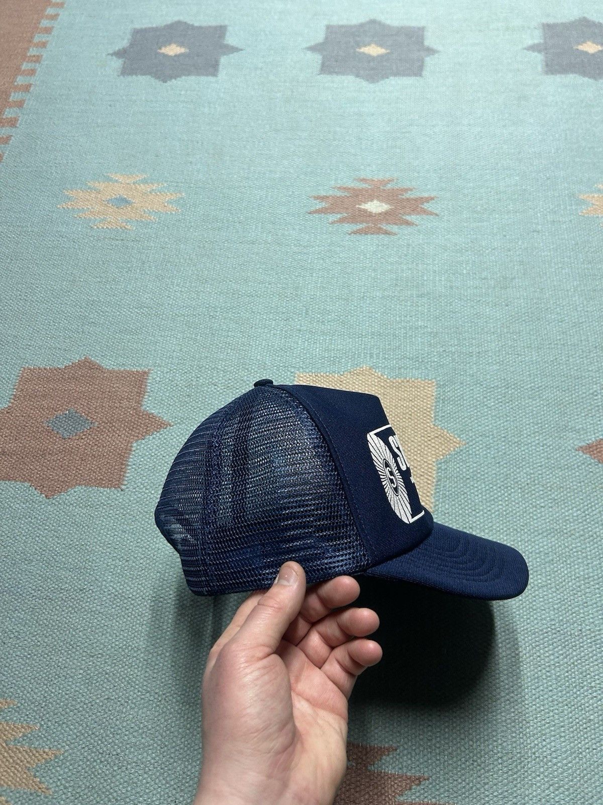 Vintage 80s trucker hat Sweepster Dexter Michigan rotary made USA Size ONE SIZE - 8 Thumbnail