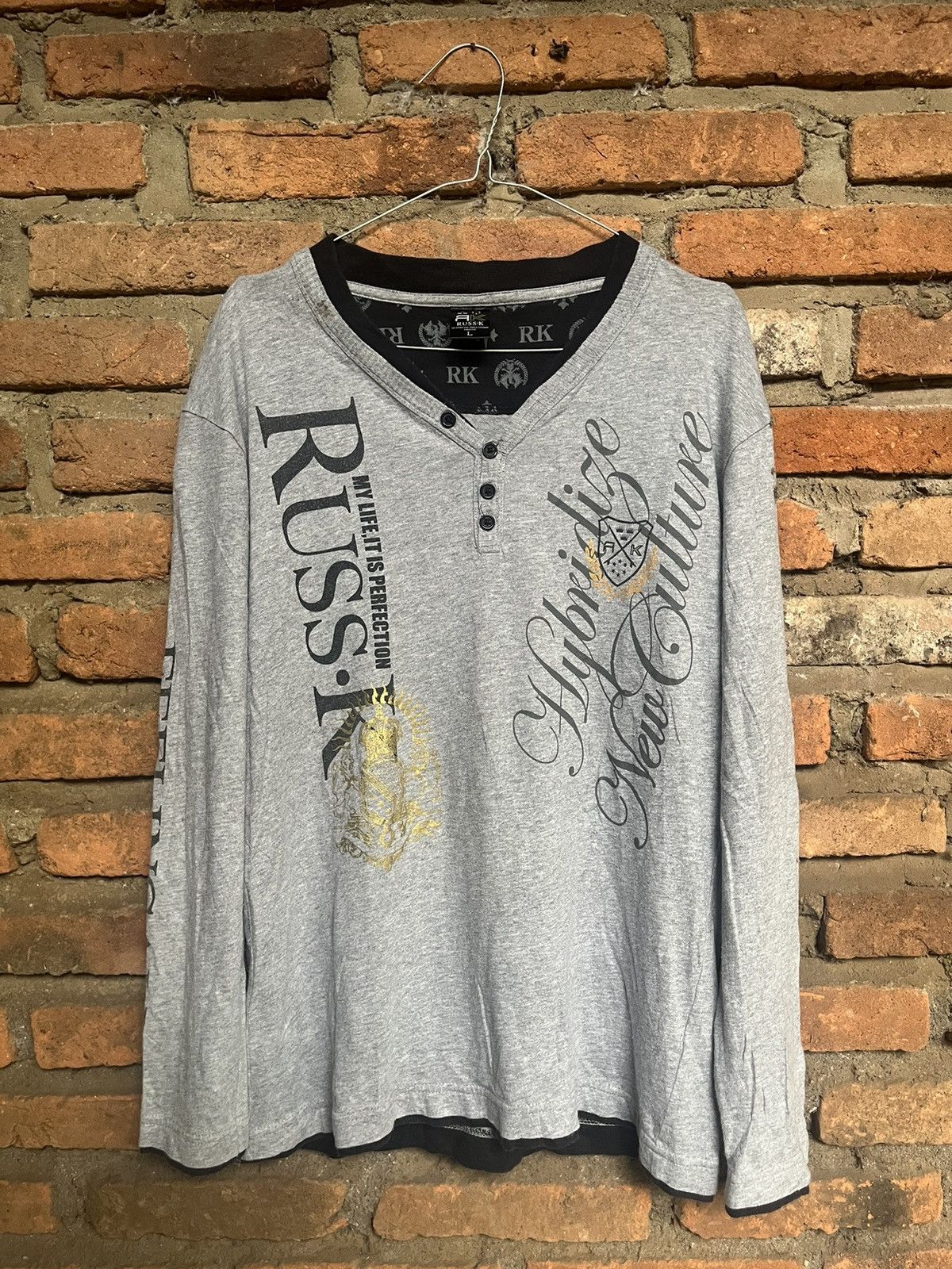 If Six Was Nine JAPANESE RUSS•K POEM GOTHIC SEDITIONARIES PUNK STYLE Size US L / EU 52-54 / 3 - 1 Thumbnail