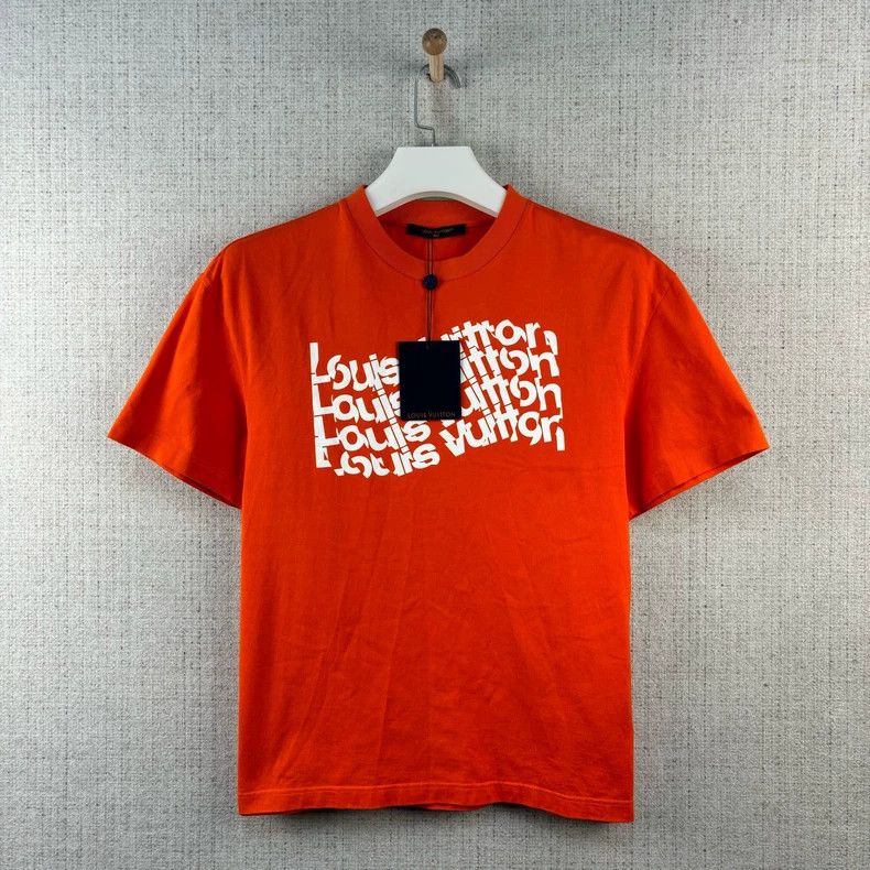 Louis Vuitton Louis Vuitton FW23 Logo monogrammed crewneck short sleeves Size US S / EU 44-46 / 1 - 1 Thumbnail
