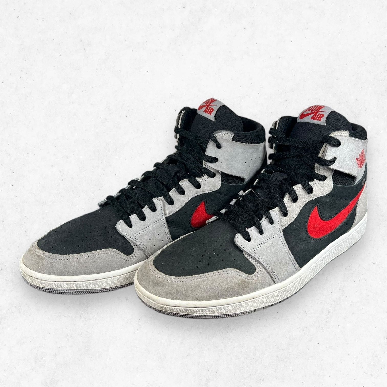 Nike Air Jordan 1 Zoom Comfort 2 High Cement Fire Red Men's 13US Size US 13 / EU 46 - 2 Thumbnail