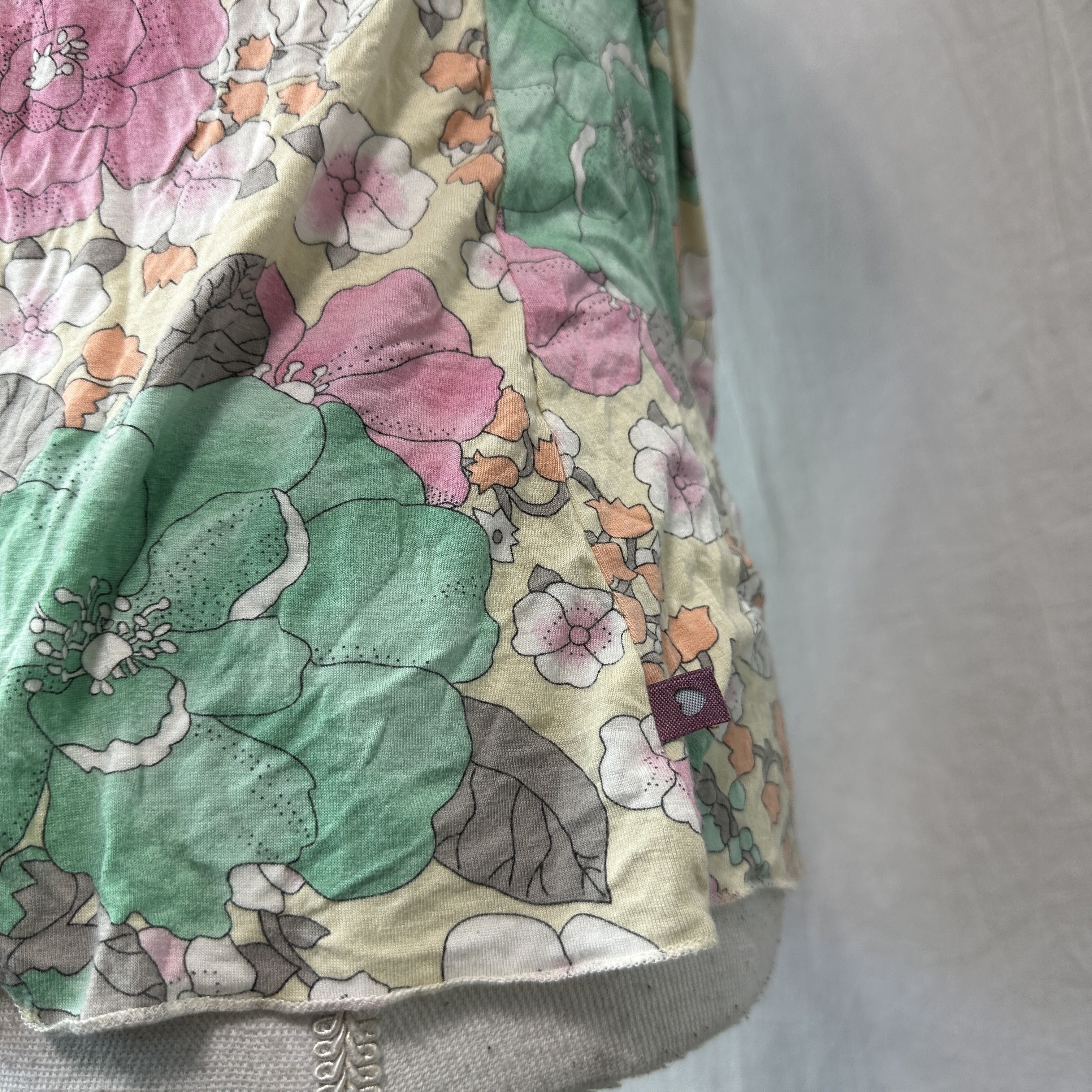 Vintage Vintage Coquette Flower Pattern Printed Morgan Top Y2K Size S / US 4 / IT 40 - 5 Thumbnail