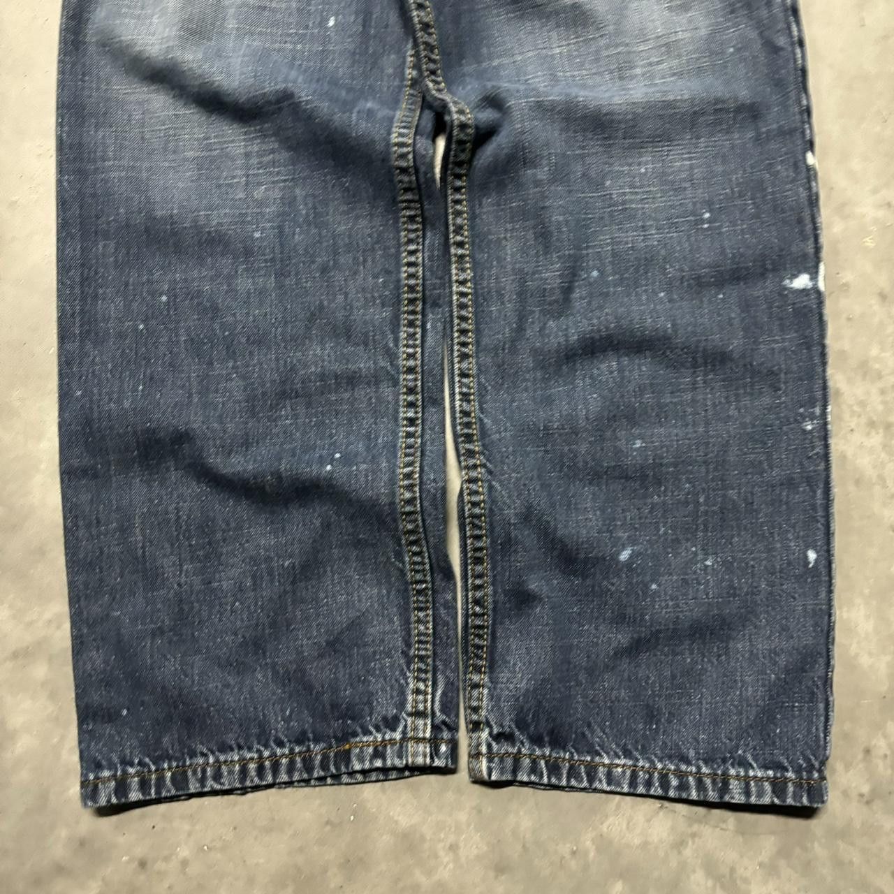 Levi's × Vintage Crazy Vintage Y2K/2000s Grunge Levi’s Dark Wash Essential Denim Jeans! Size US 32 / EU 48 - 6 Thumbnail