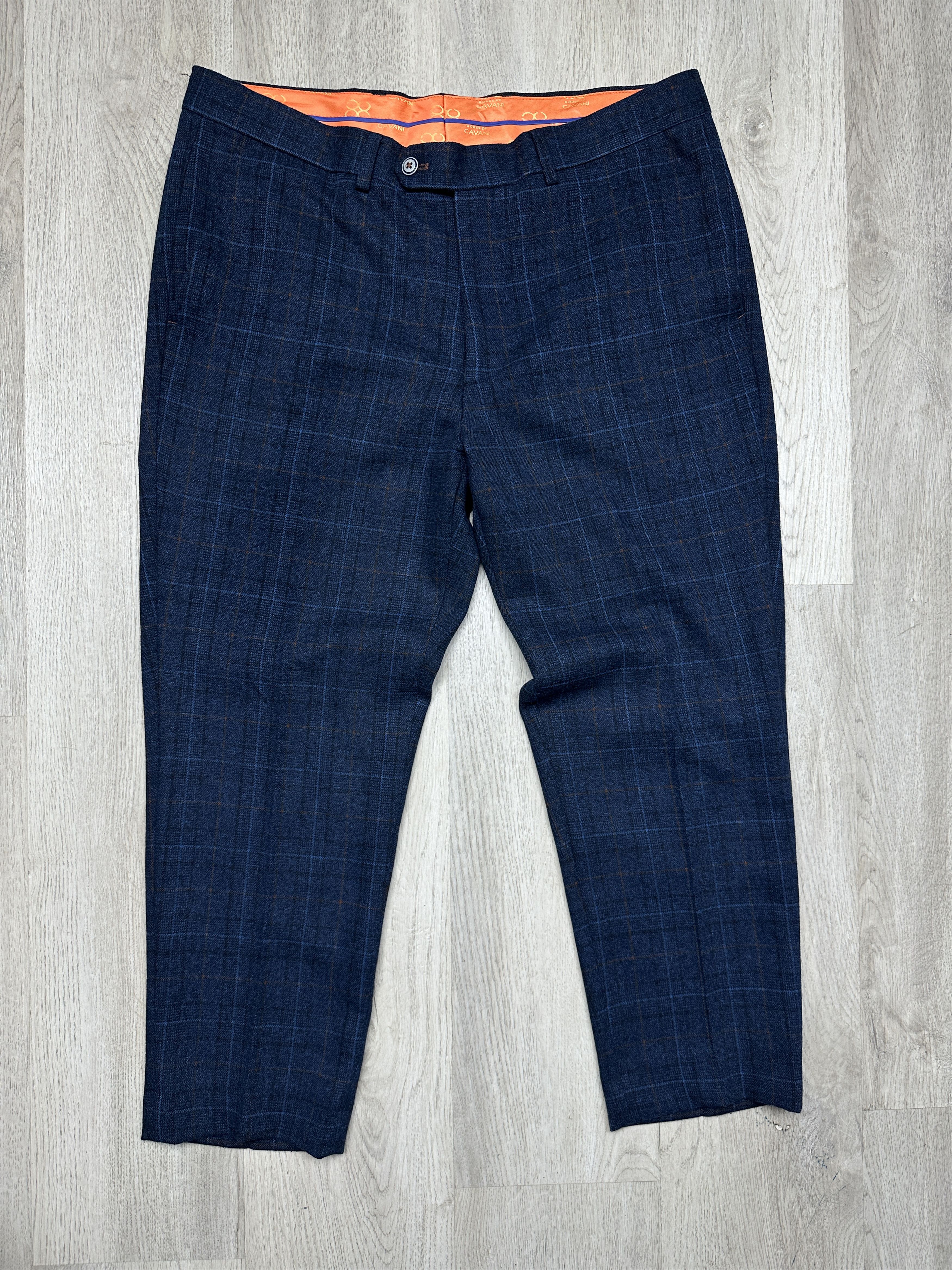 Other Cavani Mens 3 Piece Suit Blazer + Vest + Pants Size 40R - 14 Thumbnail