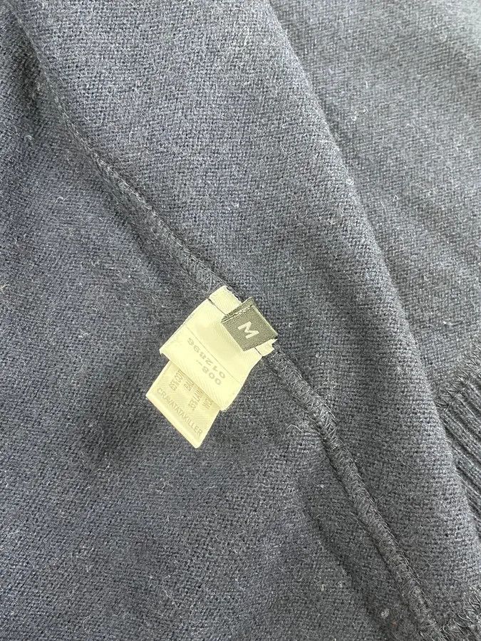 SS2013 Marithé + François Girbaud Navy Wool Zip-up Hoodie