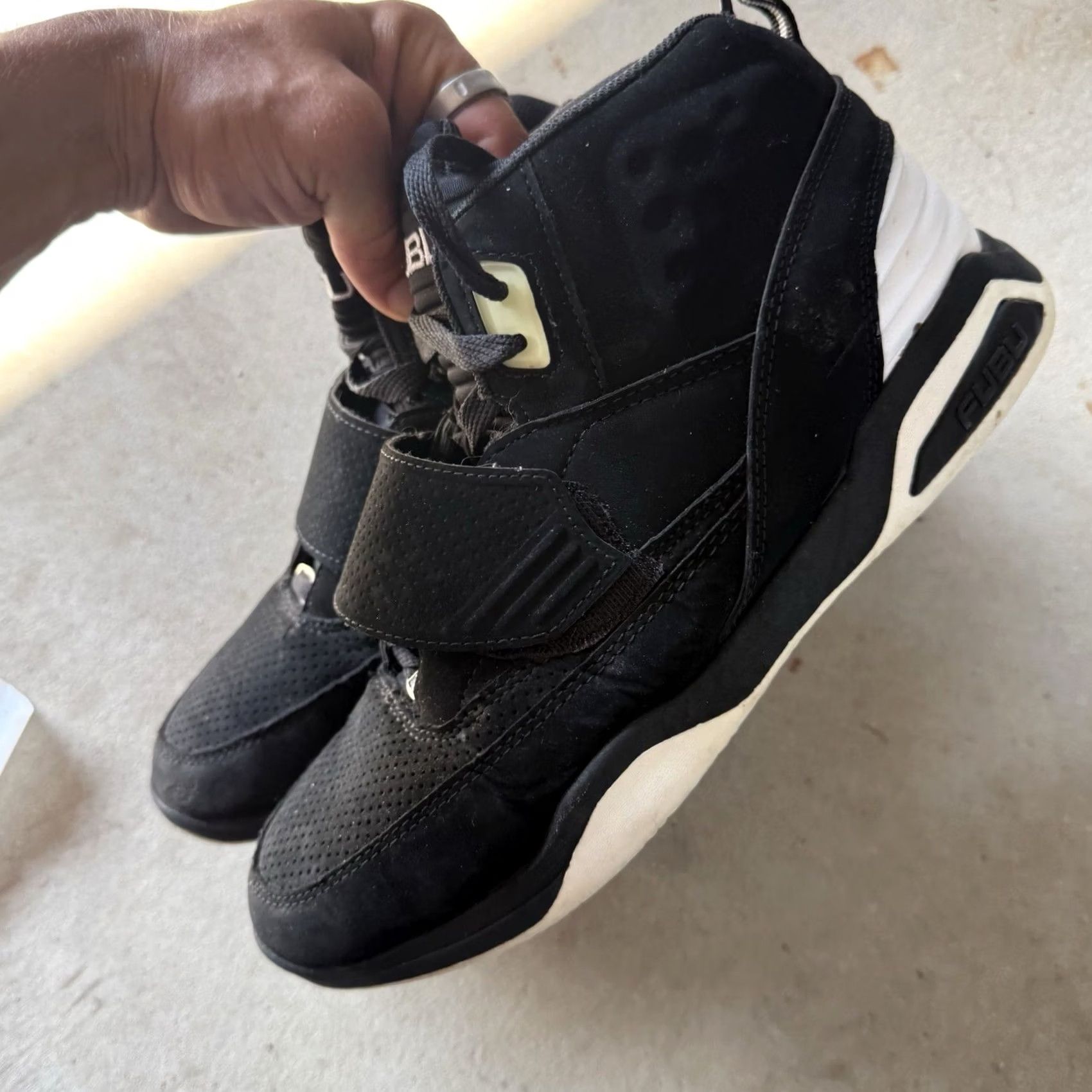 Fubu FUBU Hi Top Basketball Sneakers Mens Size 8.5 Black High Top Shoes Size US M / EU 48-50 / 2 - 6 Thumbnail