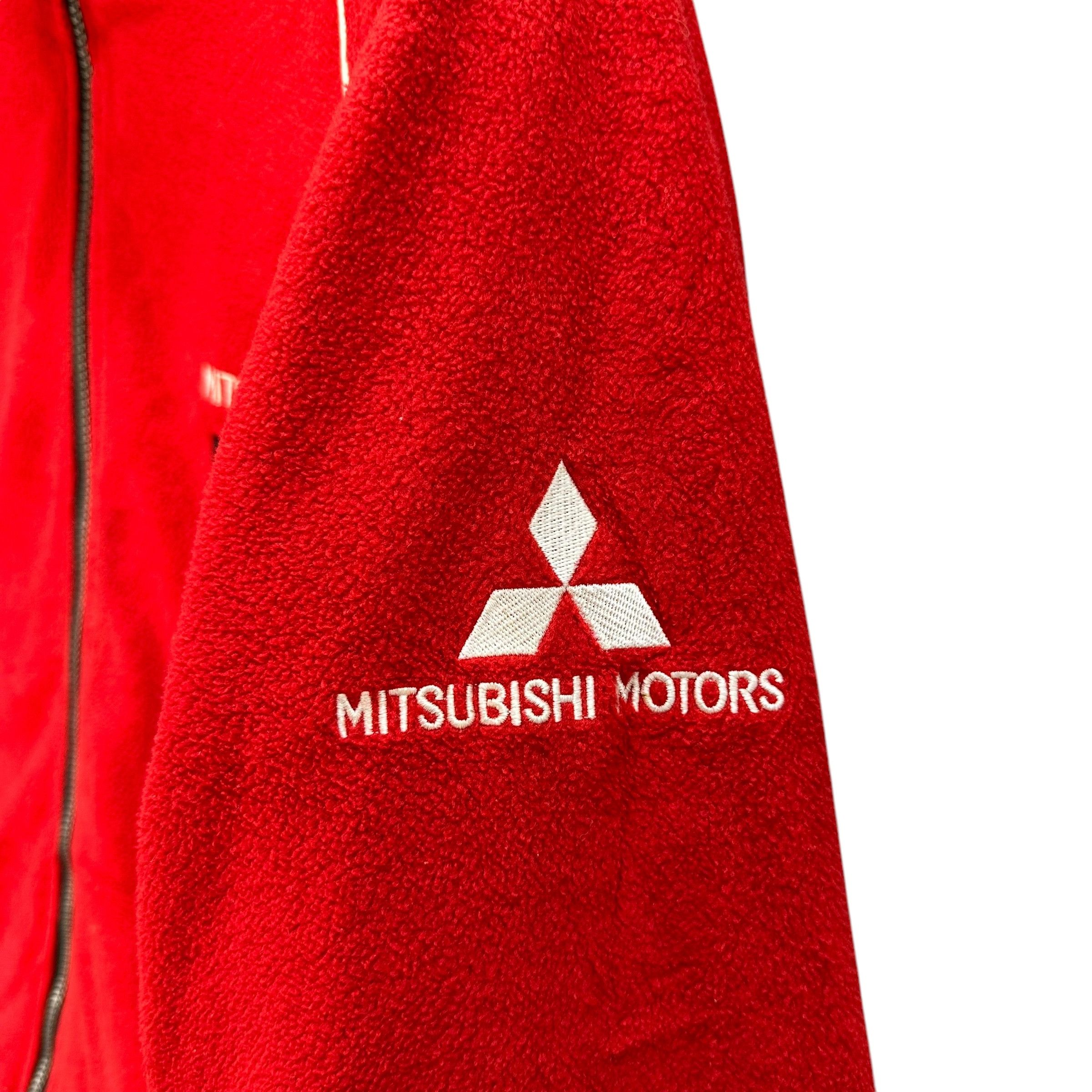 Vintage Vintage 90's MITSUBISHI RALLI ART Fleece Jacket #A71-1732 Size US L / EU 52-54 / 3 - 10 Thumbnail