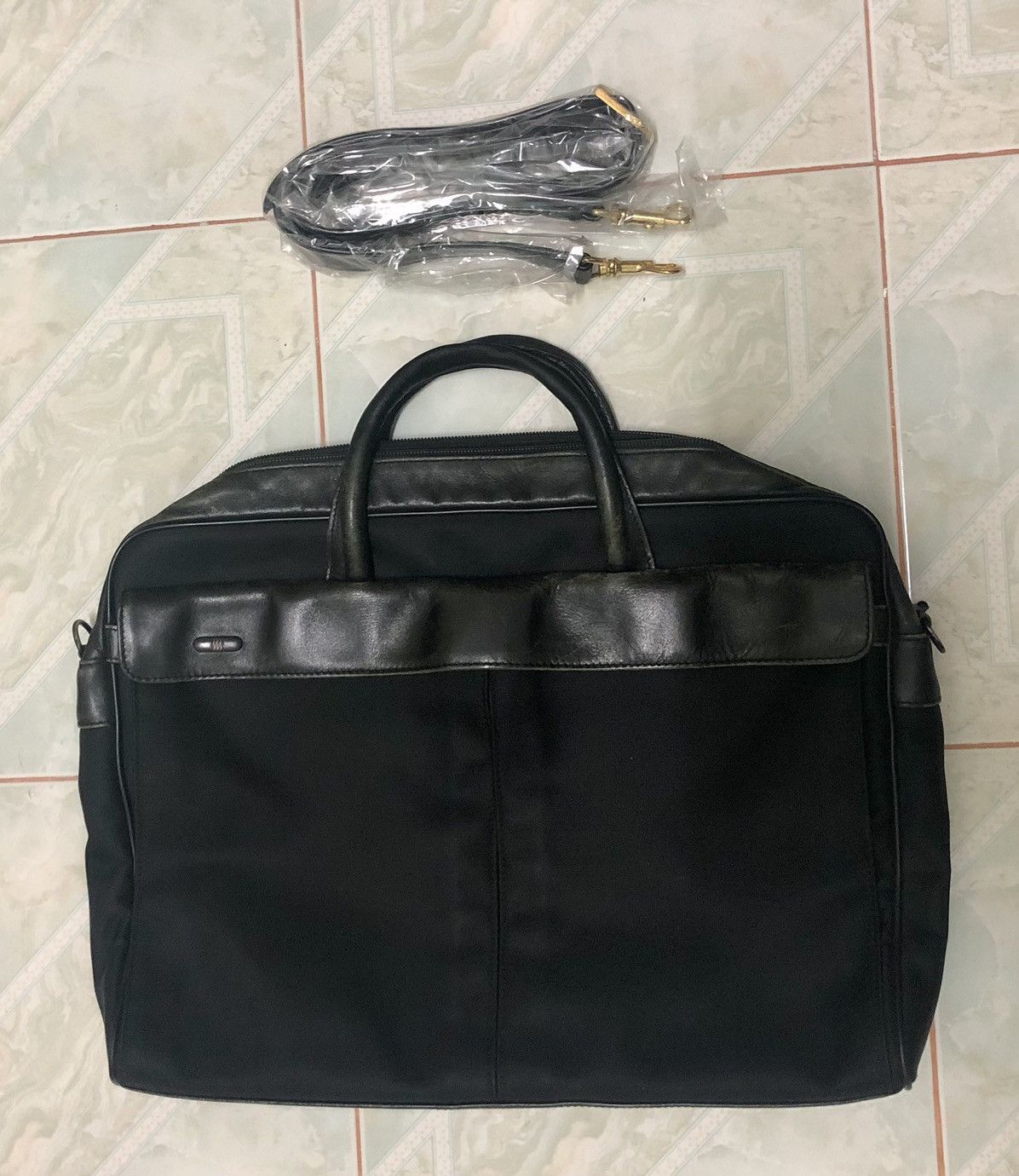 Issey Miyake IM🇯🇵 Ballistic hybrid Leather Messenger Bag Size ONE SIZE - 1 Thumbnail