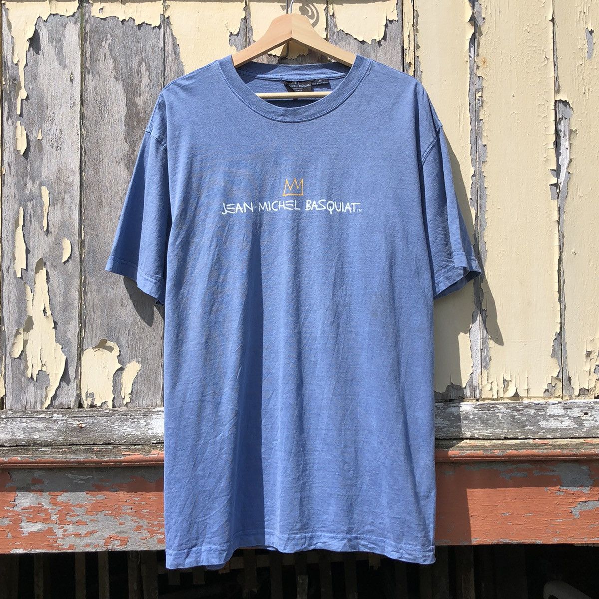Vintage 💢Rare💢 JEAN MICHEL BASQUIAT Streetwear Over Saiz Tshirt Size US L / EU 52-54 / 3 - 4 Thumbnail