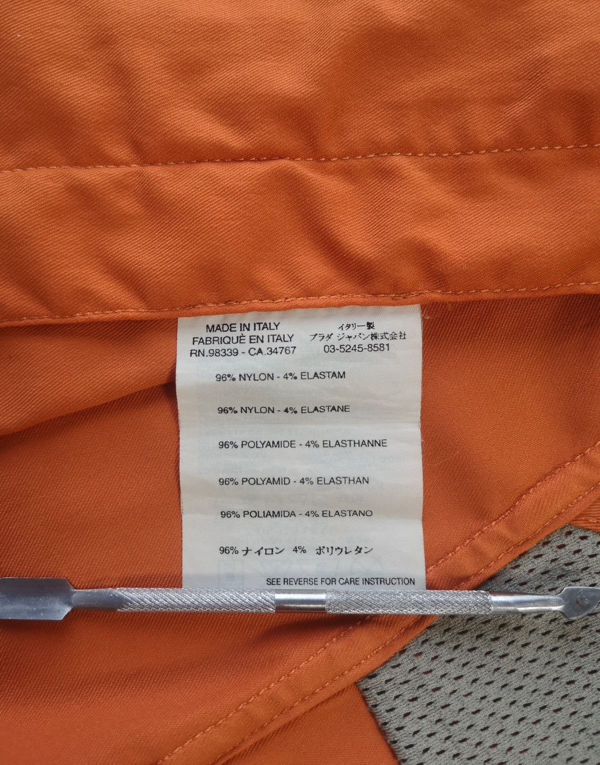 Prada Prada Nylon Jacket Made in Italy Size L / US 10 / IT 46 - 11 Thumbnail