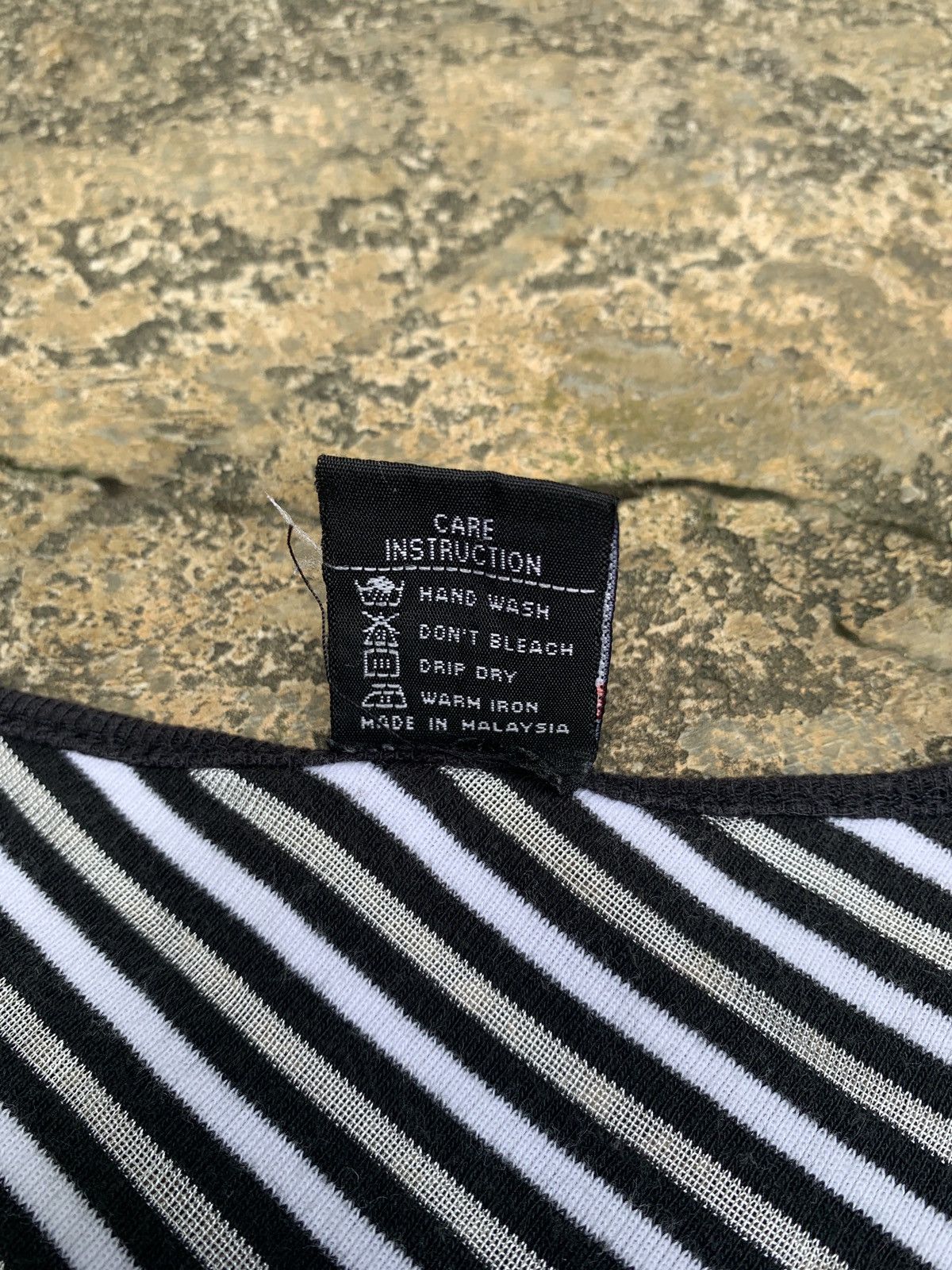 Japanese Brand y2k R Twenty Two Crossover 3D Striped Top Size S / US 4 / IT 40 - 6 Thumbnail