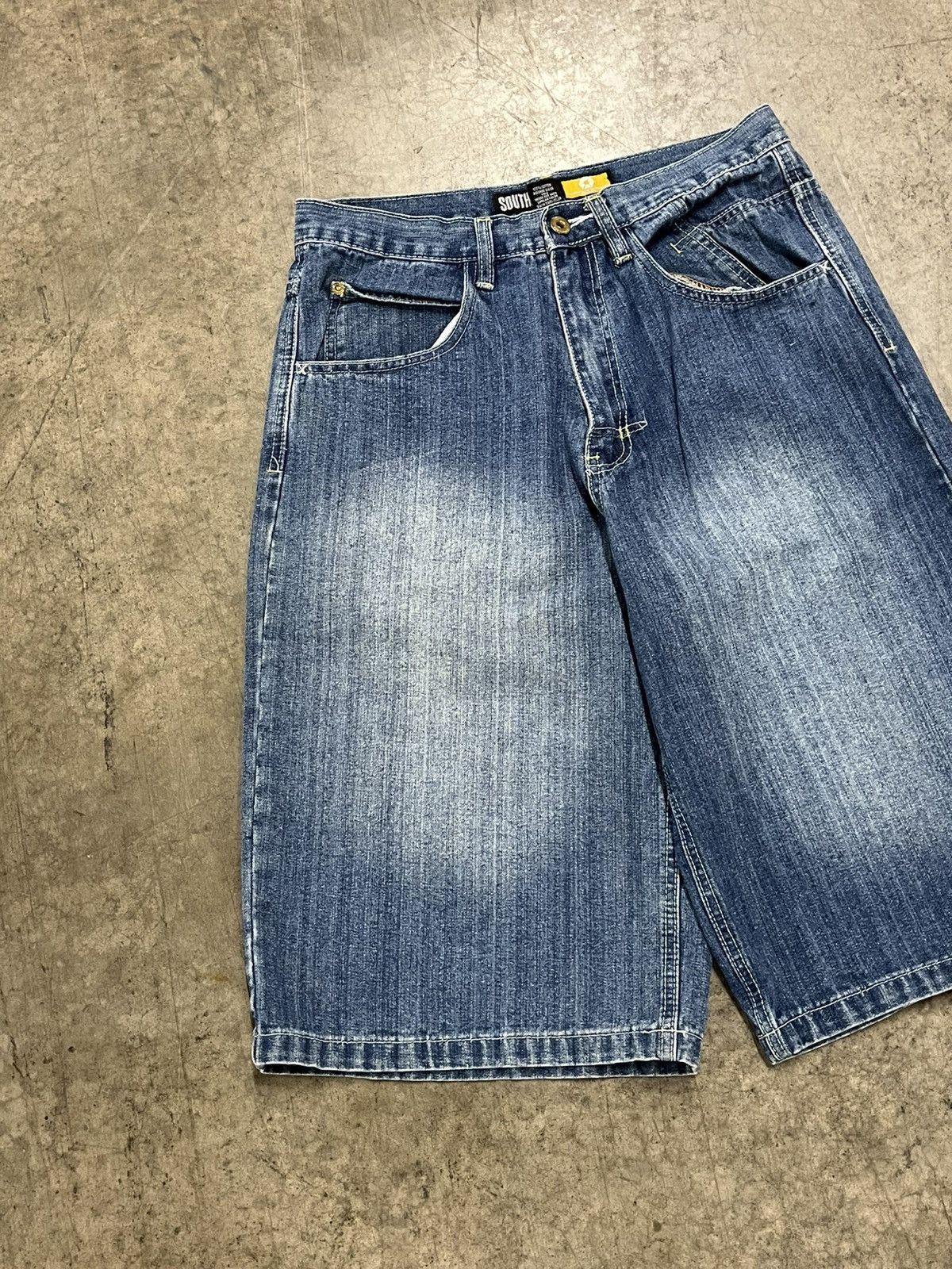 Southpole × Vintage Southpole baggy fit jorts skater streetwear hype rare y2k Size US 30 / EU 46 - 7 Thumbnail