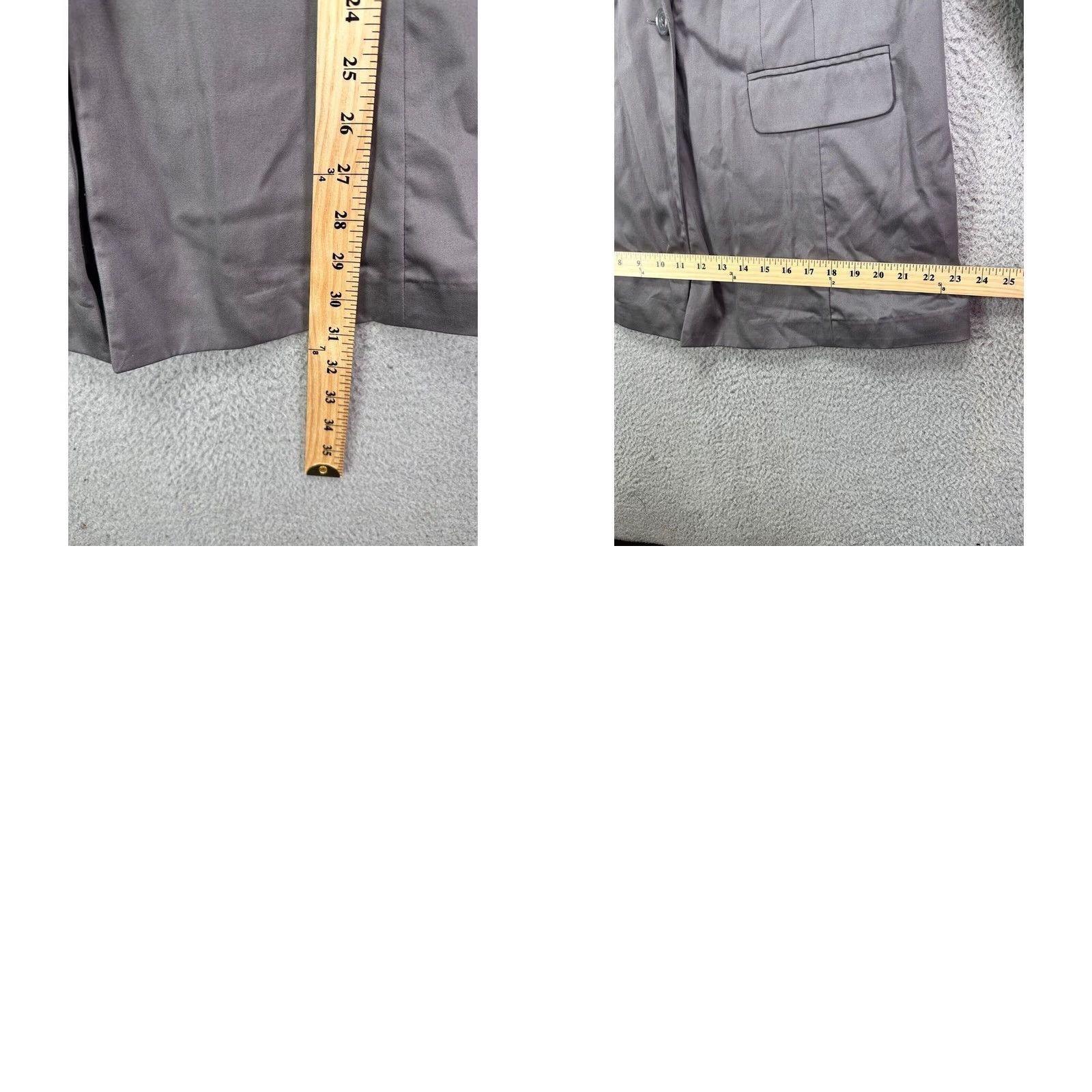 Vintage Lane Bryant Blazer Womens 16 Grey 1 Button Coat Jacket Office Pocket Blazer Womens 16 Grey 1 Button Coat Jacket Office Pocket Ladies NEW Size XXL / US 16-18 / IT 52-54 - 8 Thumbnail