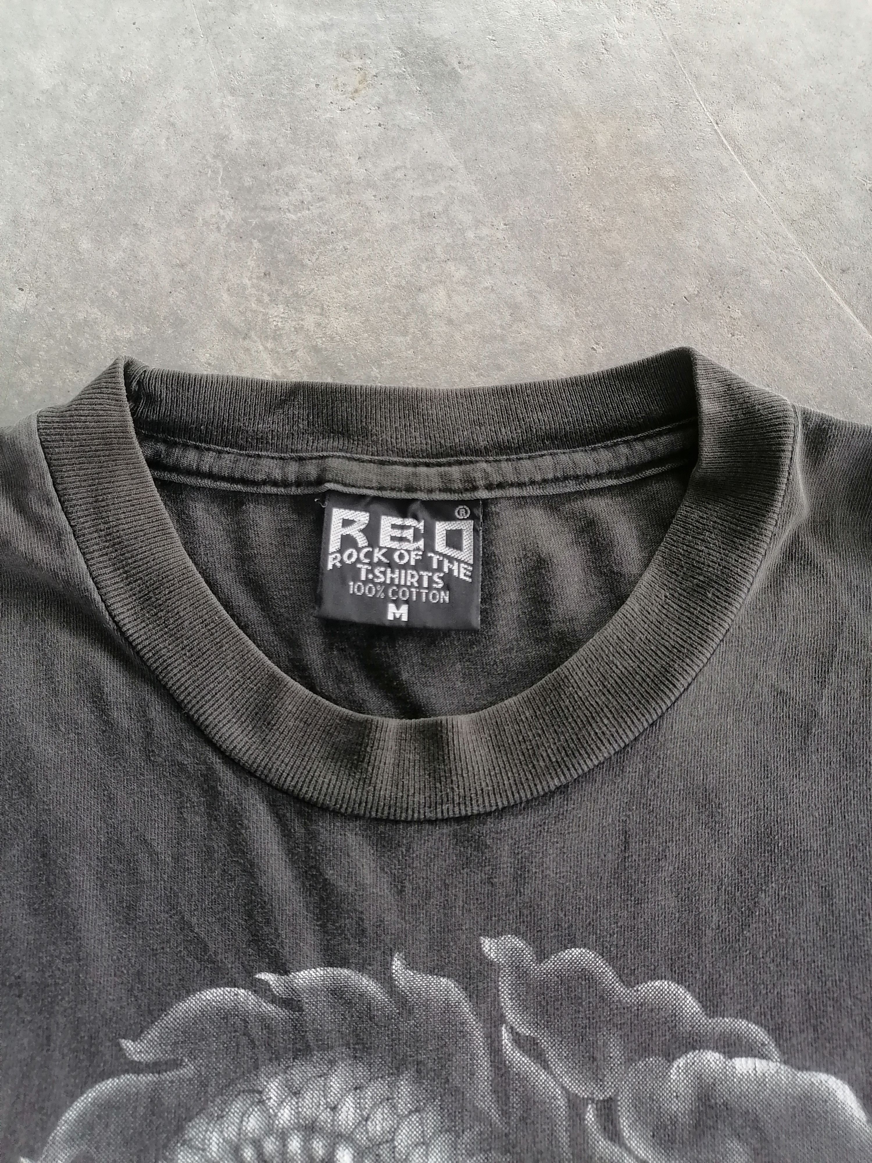 Japanese Brand Vintage Trashed Faded Y2K Tattoo Style Dragon Graphic Tee Size US M / EU 48-50 / 2 - 5 Thumbnail