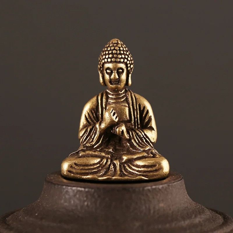 Other Buddha Figure Keyring Car Keychain Brass Hanging Charms Size ONE SIZE - 6 Thumbnail
