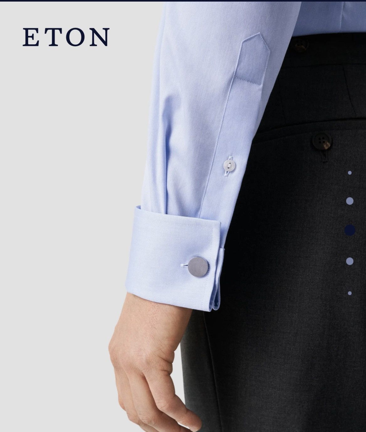 Eton Contemporary Fit French Cuff Shirt Size US XXL / EU 58 / 5 - 4 Thumbnail