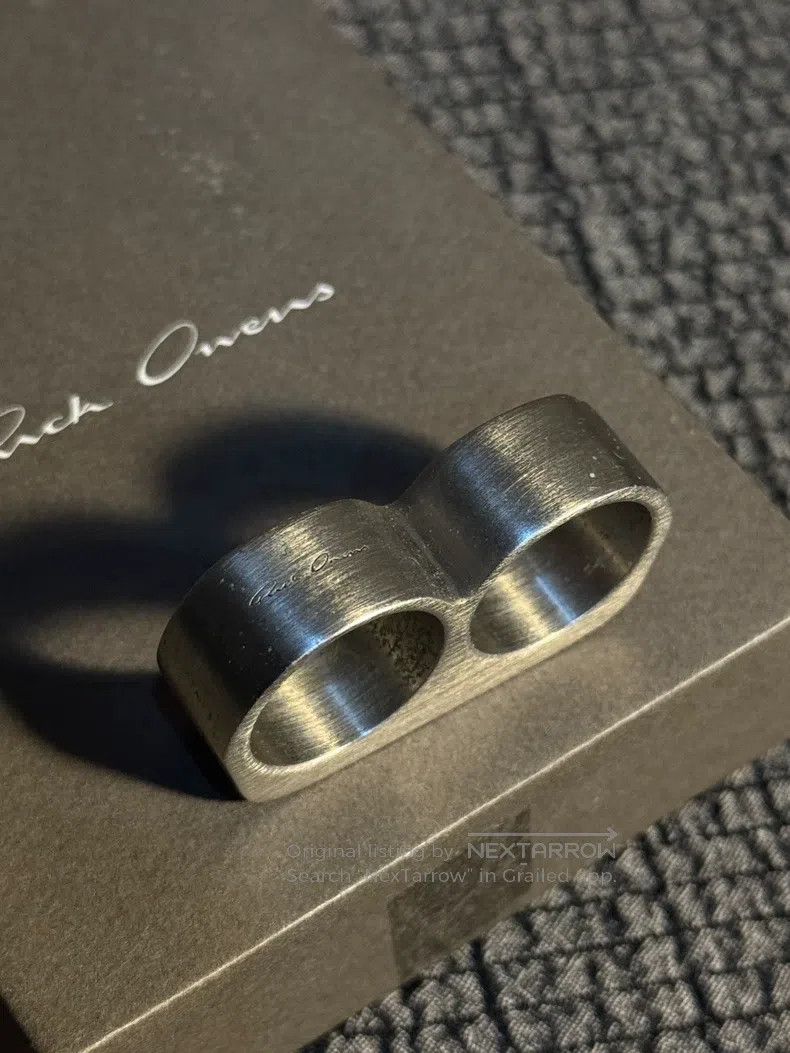 Rick Owens Rick Owens Two-finger Ring Size ONE SIZE - 4 Thumbnail