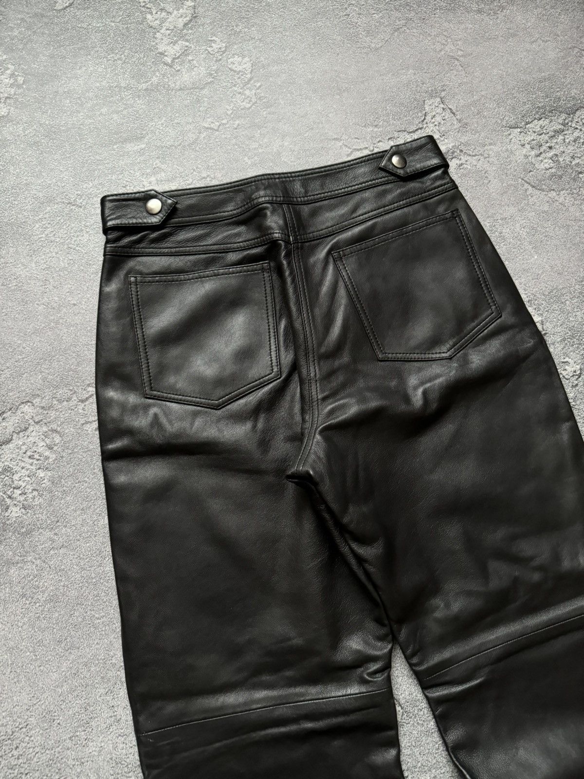 Designer × Max Mara × Weekend Max Mara Weekend Max Mara USA6/FB38/GB8 leather pant trouser chino Size 28" / US 6 / IT 42 - 16 Thumbnail