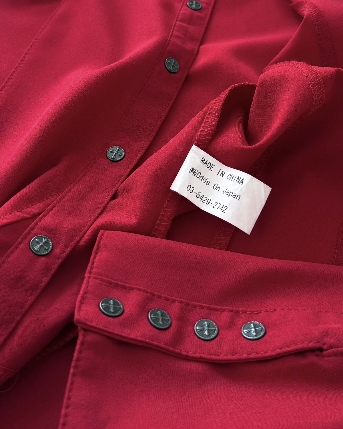 Japanese Brand Ozz Croce Gothic Button Shirt Size M / US 6-8 / IT 42-44 - 9 Thumbnail