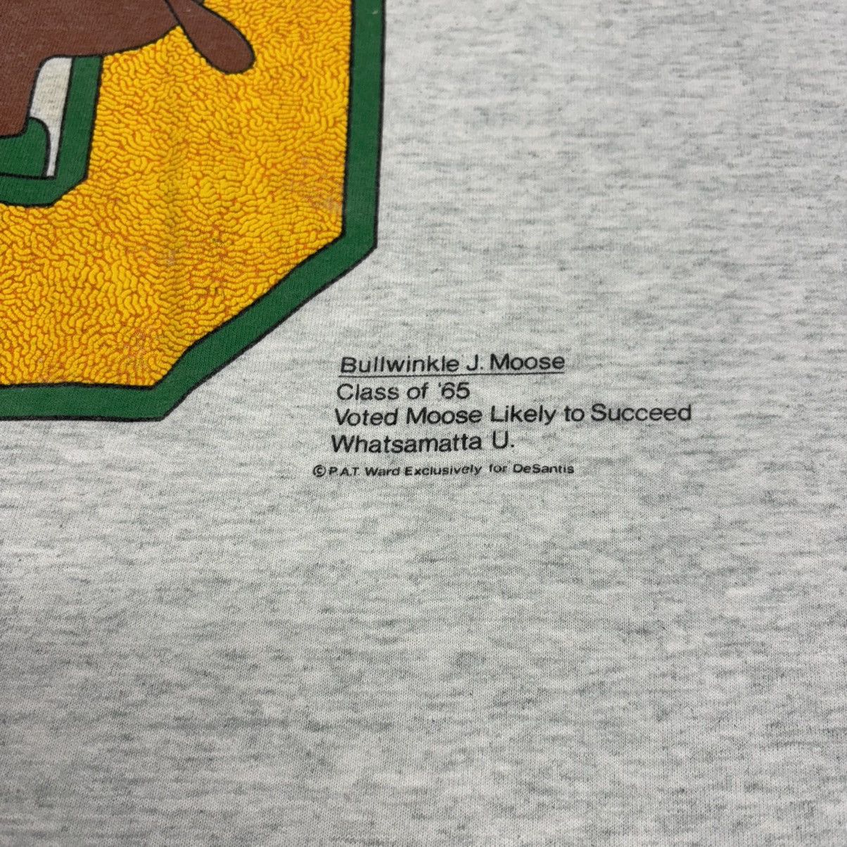 Fruit Of The Loom × Vintage Vintage Rocky & Bullwinkle Shirt Size US XL / EU 56 / 4 - 5 Thumbnail