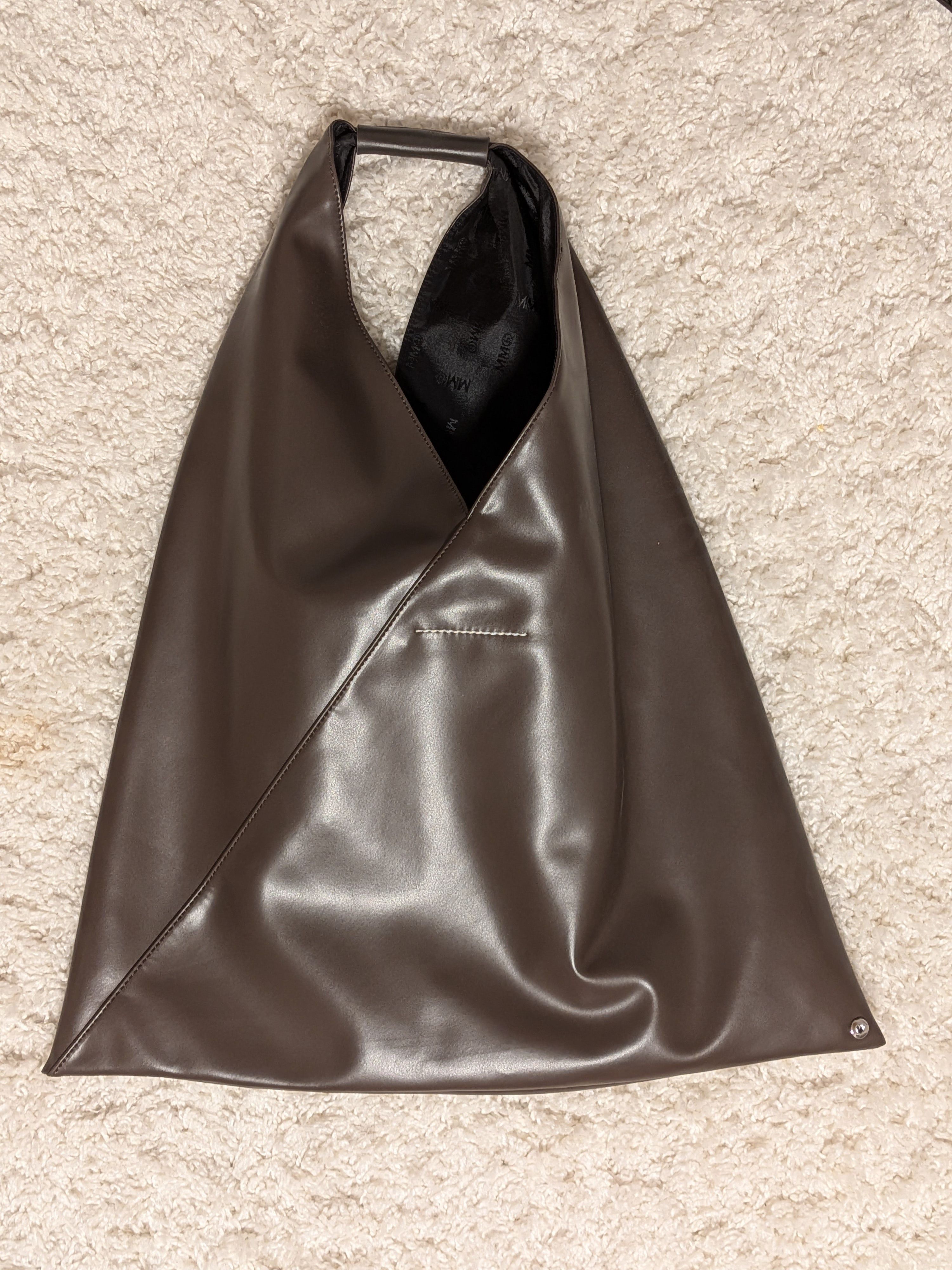 MM6 MM6 JAPANESE TOTE BAG, FAUX LEATHER, BROWN Size ONE SIZE - 1 Thumbnail