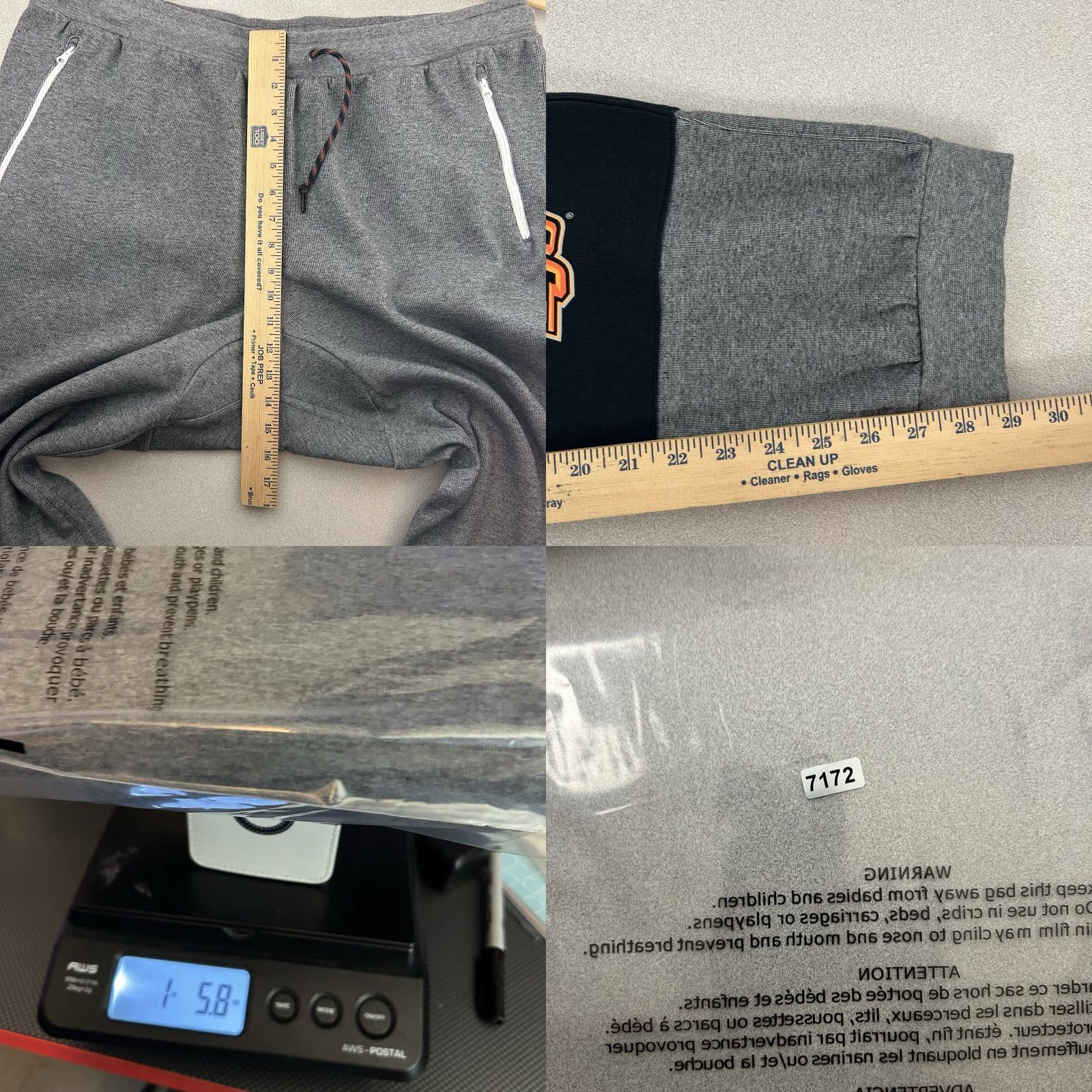 Nike Nike Sweatpants 3XL Oklahoma State Cowboys OSU Fleece Jogger Logo Ankle Sweatpants Mens Regular Inseam 29 in Gray Cotton Polyester Size US 39 - 9 Thumbnail