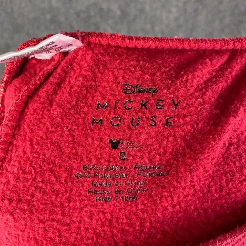 Disney Mickey Mouse Sweatpants Women's Small Cropped Drawstring S Size 26" / US 2 / IT 38 - 7 Thumbnail