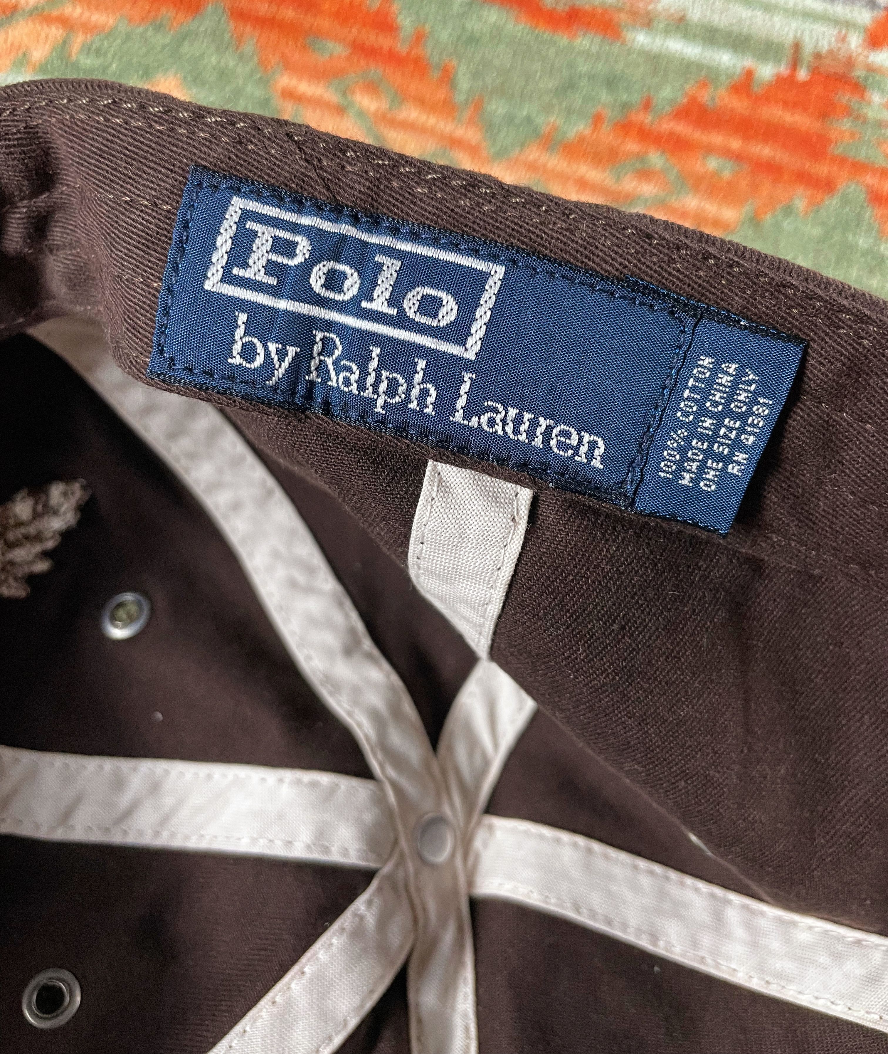 Polo Ralph Lauren Polo Ralph Lauren Rare Outdoor Leather Baseball Hat Cap Size ONE SIZE - 7 Thumbnail