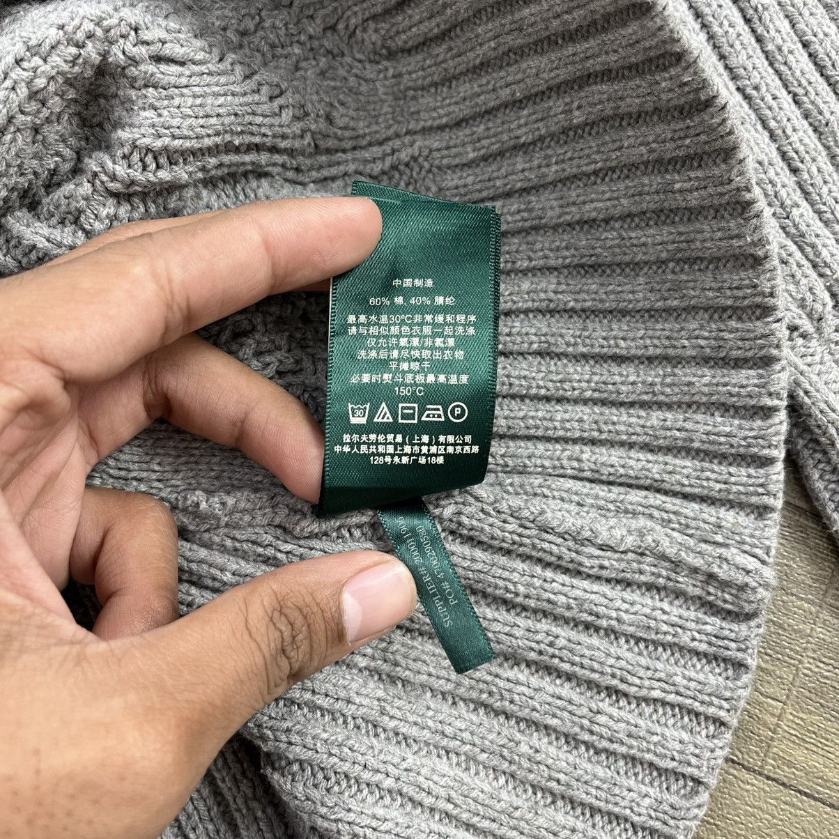 Ralph Lauren Vintage Ralph Lauren Shawl Collar Cable Knit Cardigans Size US XXS / EU 40 - 9 Thumbnail