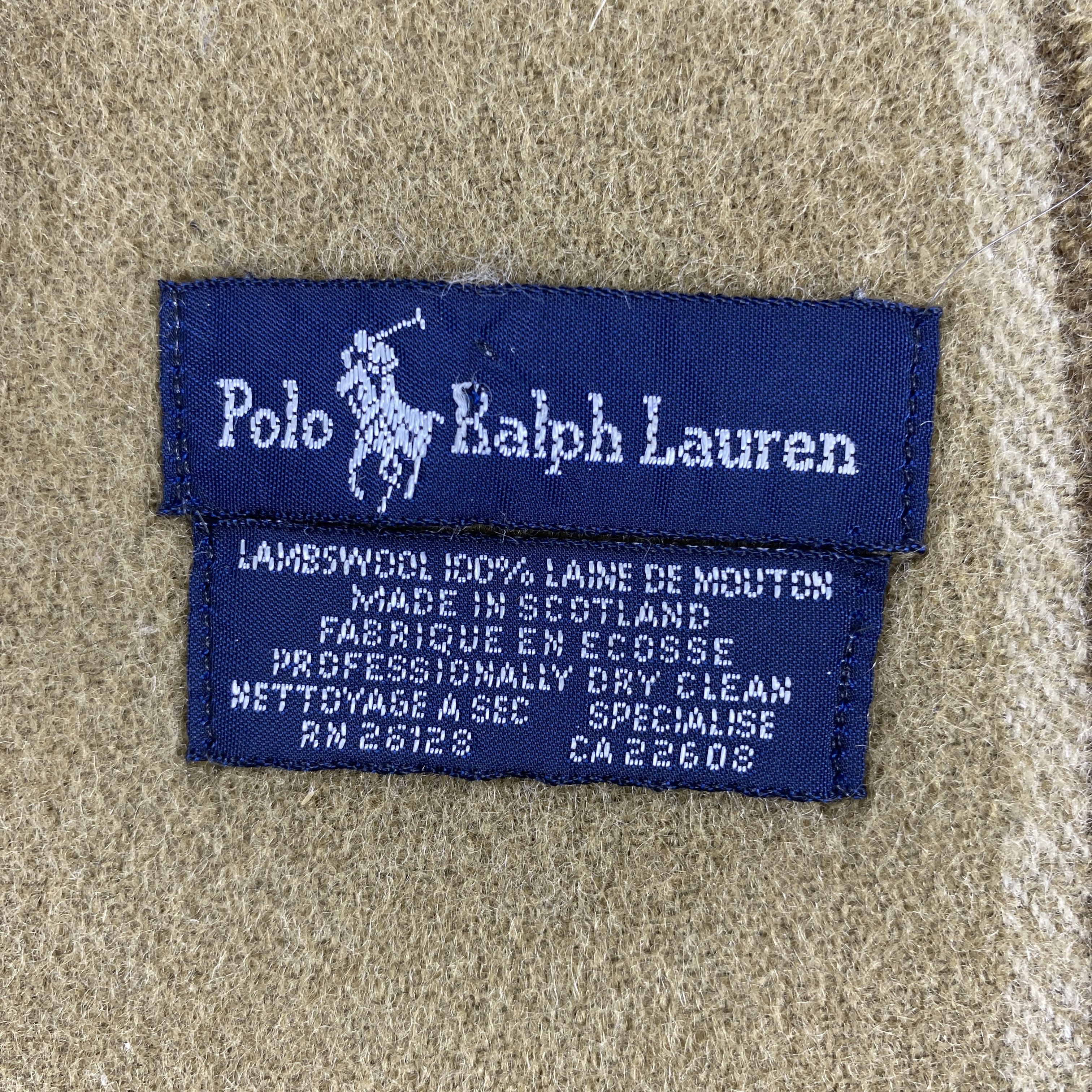 Polo Ralph Lauren × Vintage GF10560 Polo Ralph Lauren Scarf Neck Wear Muffler Nova Check Size ONE SIZE - 2 Thumbnail