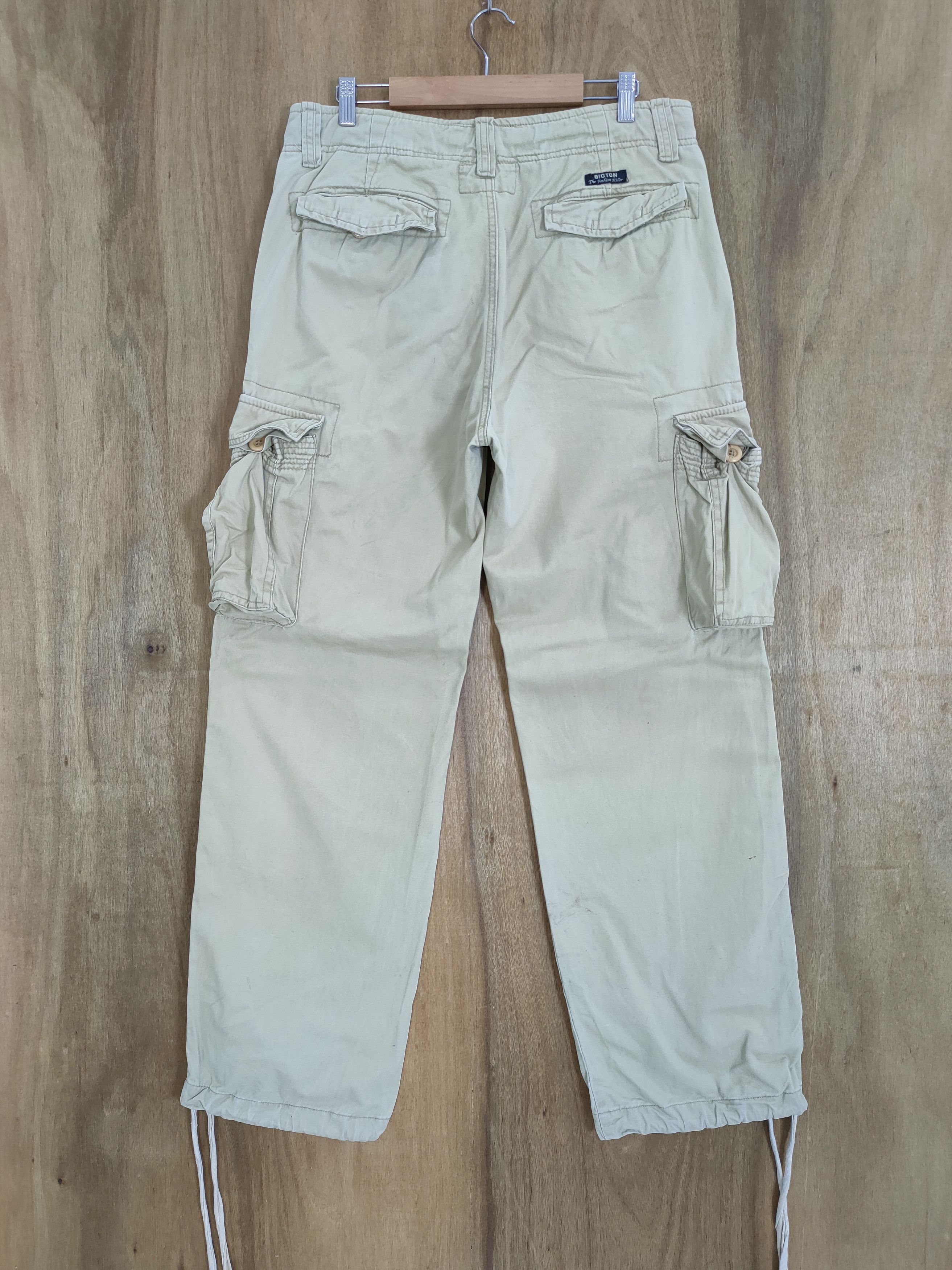 Japanese Brand VINTAGE BIGTON BONDAGE CARGO PANTS Size US 32 / EU 48 - 6 Thumbnail
