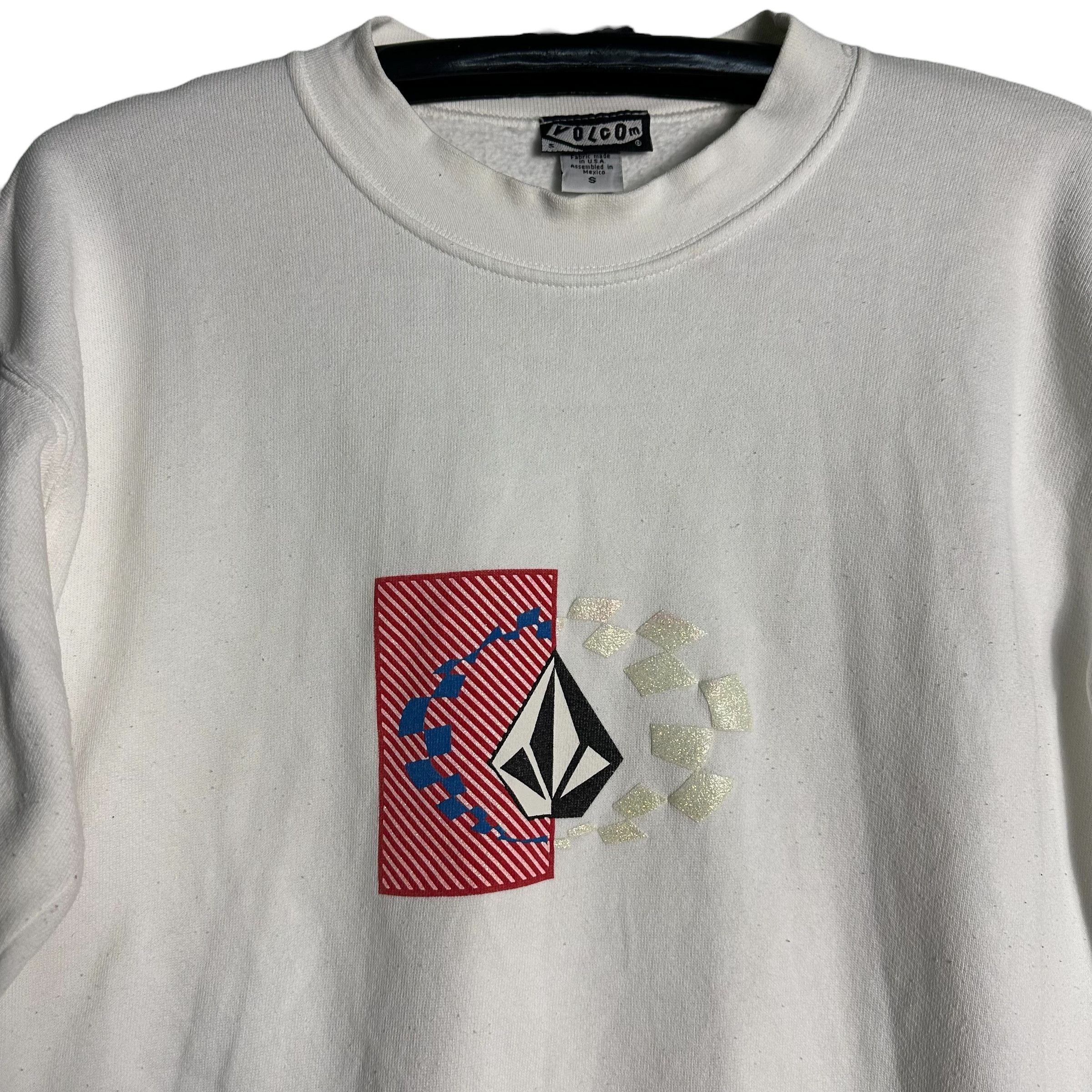 Volcom 🔥RARE🔥Vintage 90s Volcom Crisp Stone Skateboard Sweatshirt Size US S / EU 44-46 / 1 - 2 Thumbnail