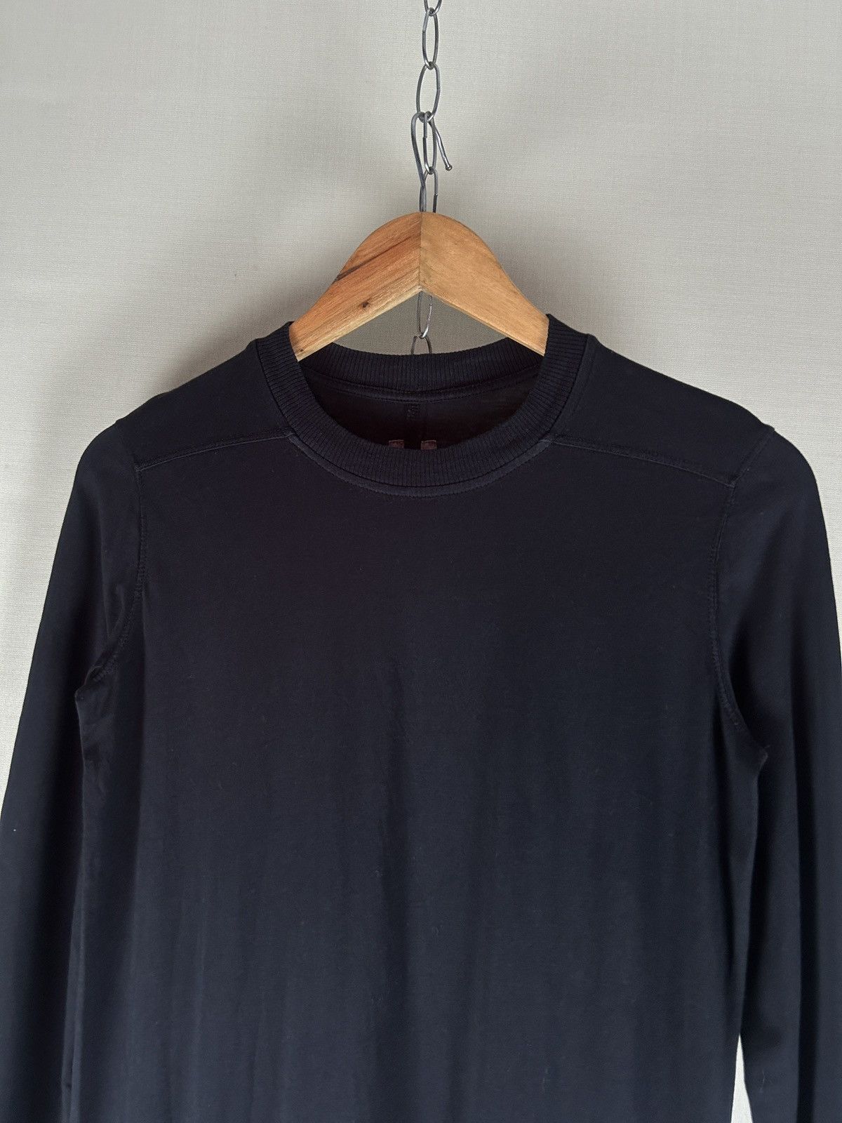 Rick Owens Drkshdw Rick Owens DRKSHDW Black Cotton Long-Sleeve Maxi Dress Size XS / US 0-2 / IT 36-38 - 3 Thumbnail
