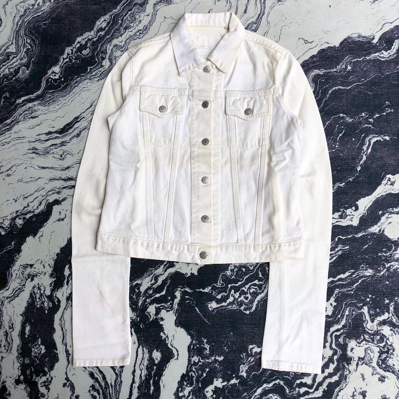 Helmut Lang RARE Helmut Lang 1998 Denim Oversleeve Jackets Size S / US 4 / IT 40 - 1 Thumbnail