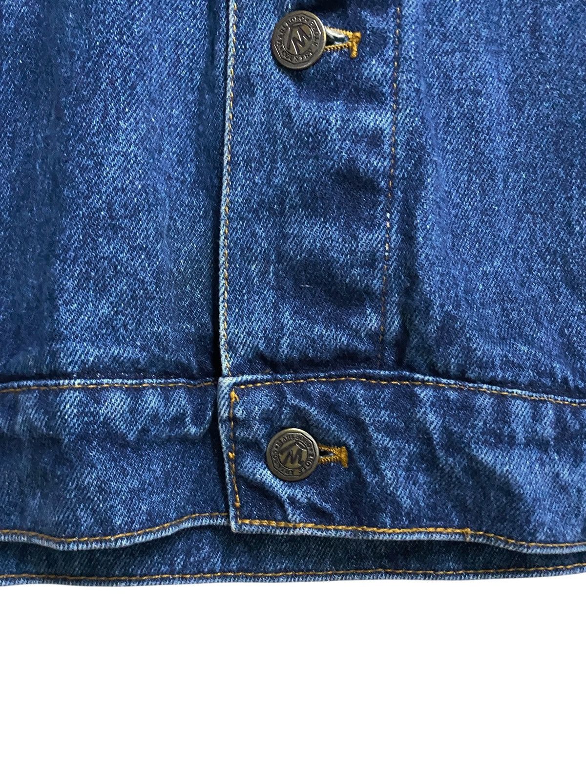 Marlboro Vintage Brand Marlboro Leather Denim Trucker Jacket 1990s Size US M / EU 48-50 / 2 - 5 Thumbnail
