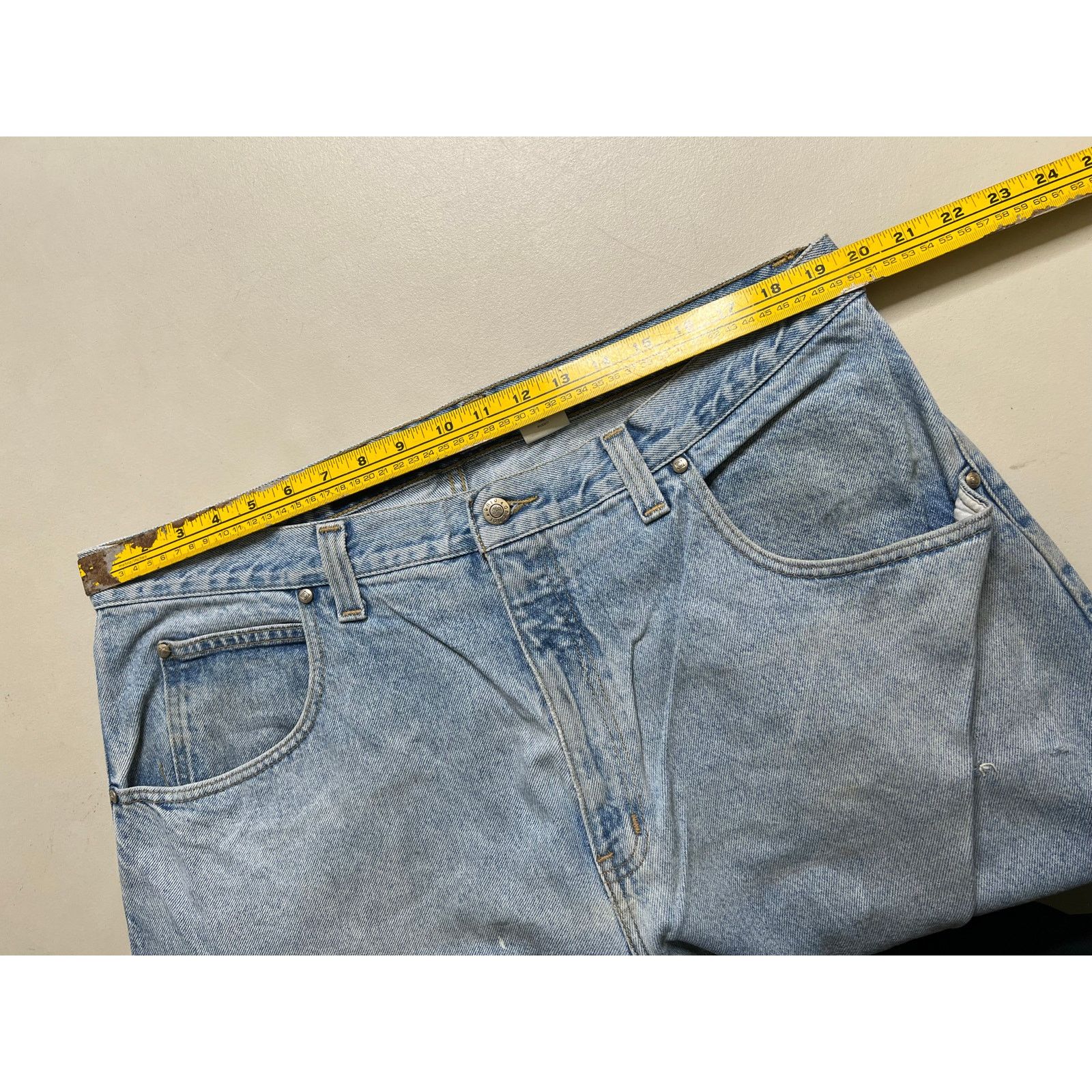 Levi's Vintage 90s ANCHOR BAGGY LIGHT BLUE DENIM JEANS SZ 42X30 Size US 42 / EU 58 - 8 Thumbnail