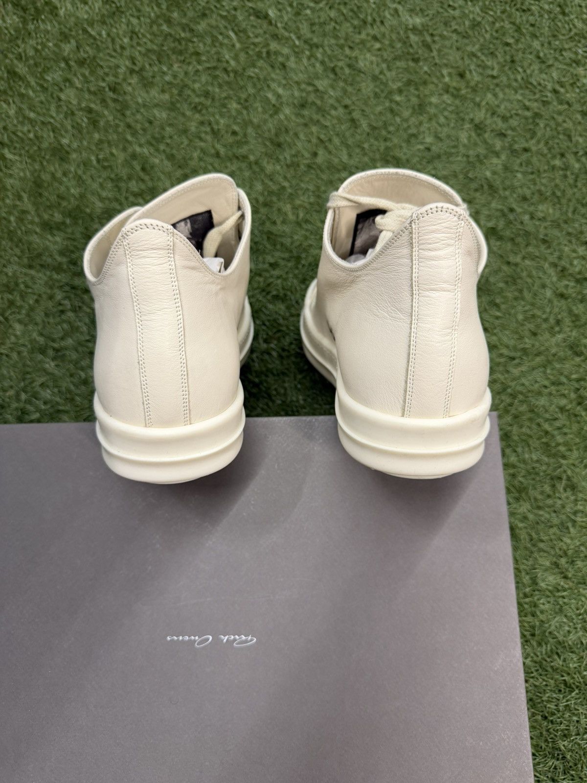 Rick Owens Rick Owens Ramones Low ‘Milk’ Sneakers Size US 8 / EU 41 - 4 Thumbnail